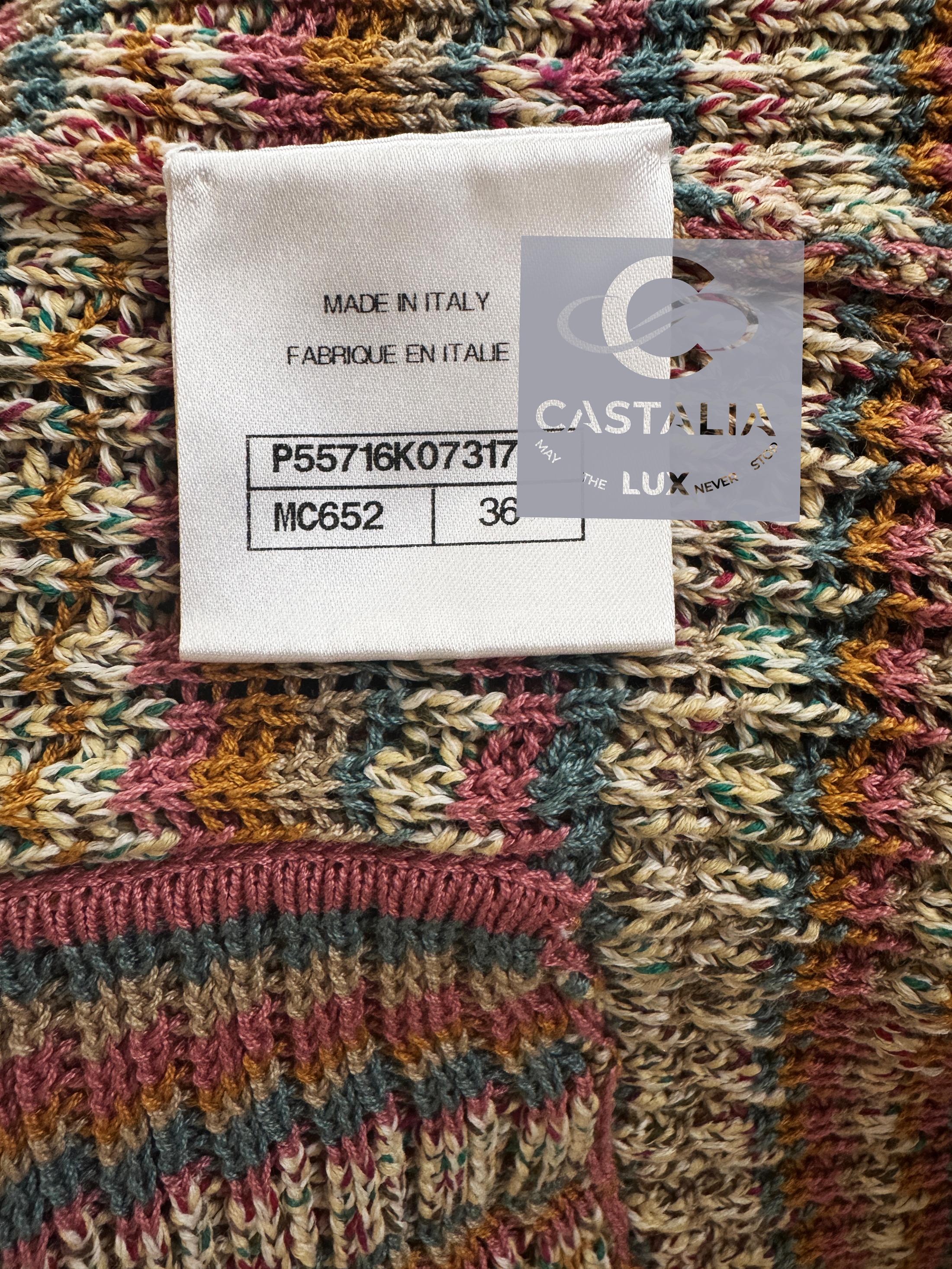 Chanel New Paris / Cuba Bestseller Cardi Jacket 36 FR For Sale 11