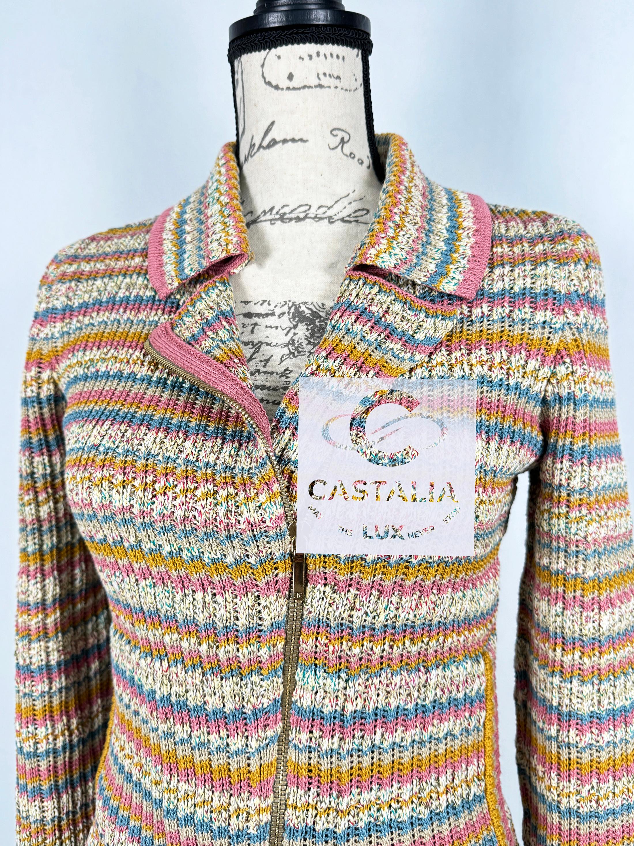 Chanel New Paris / Cuba Bestseller Cardi Jacket 36 FR For Sale 2
