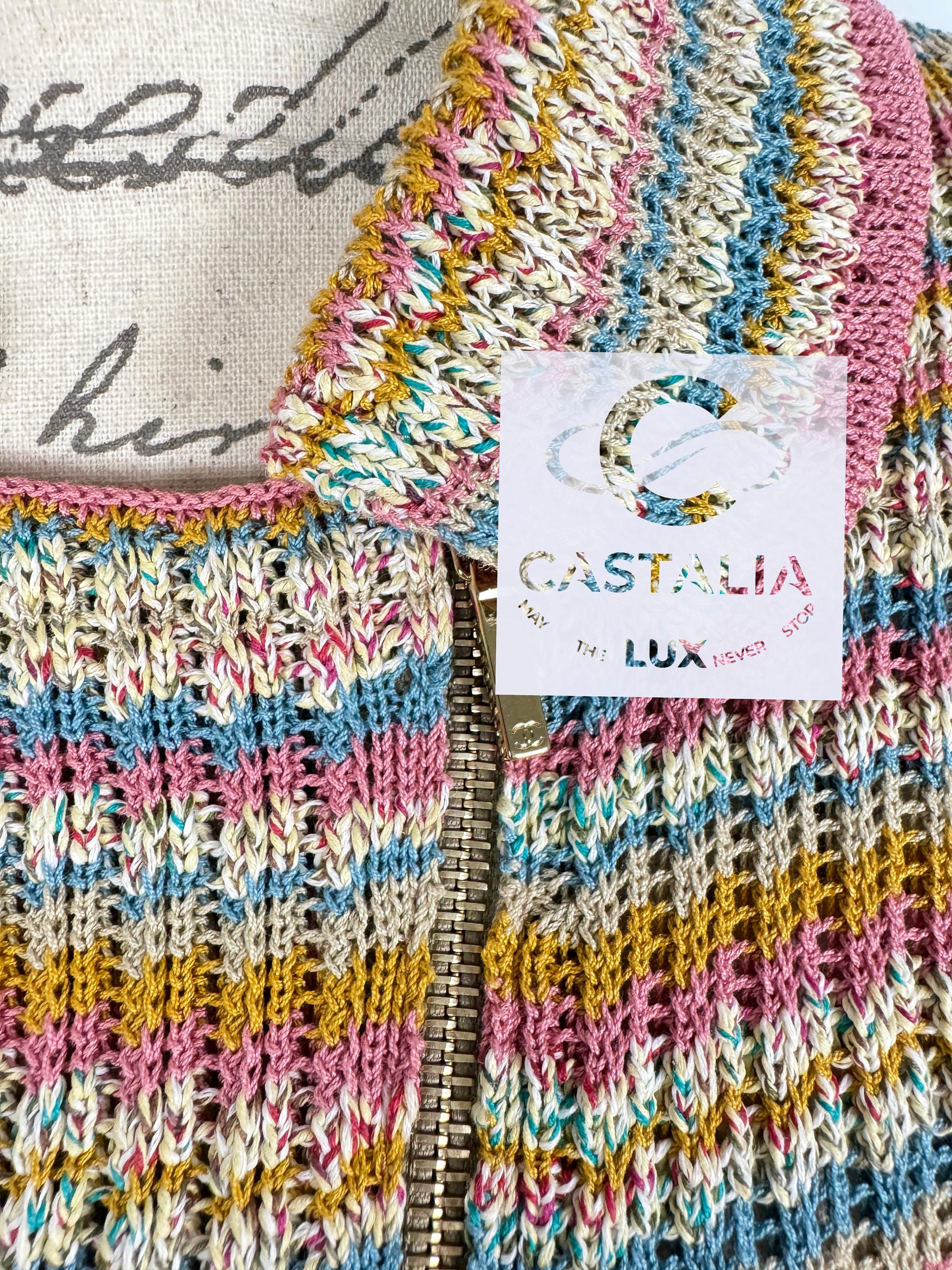 Chanel New Paris / Cuba Bestseller Cardi Jacket 36 FR For Sale 3