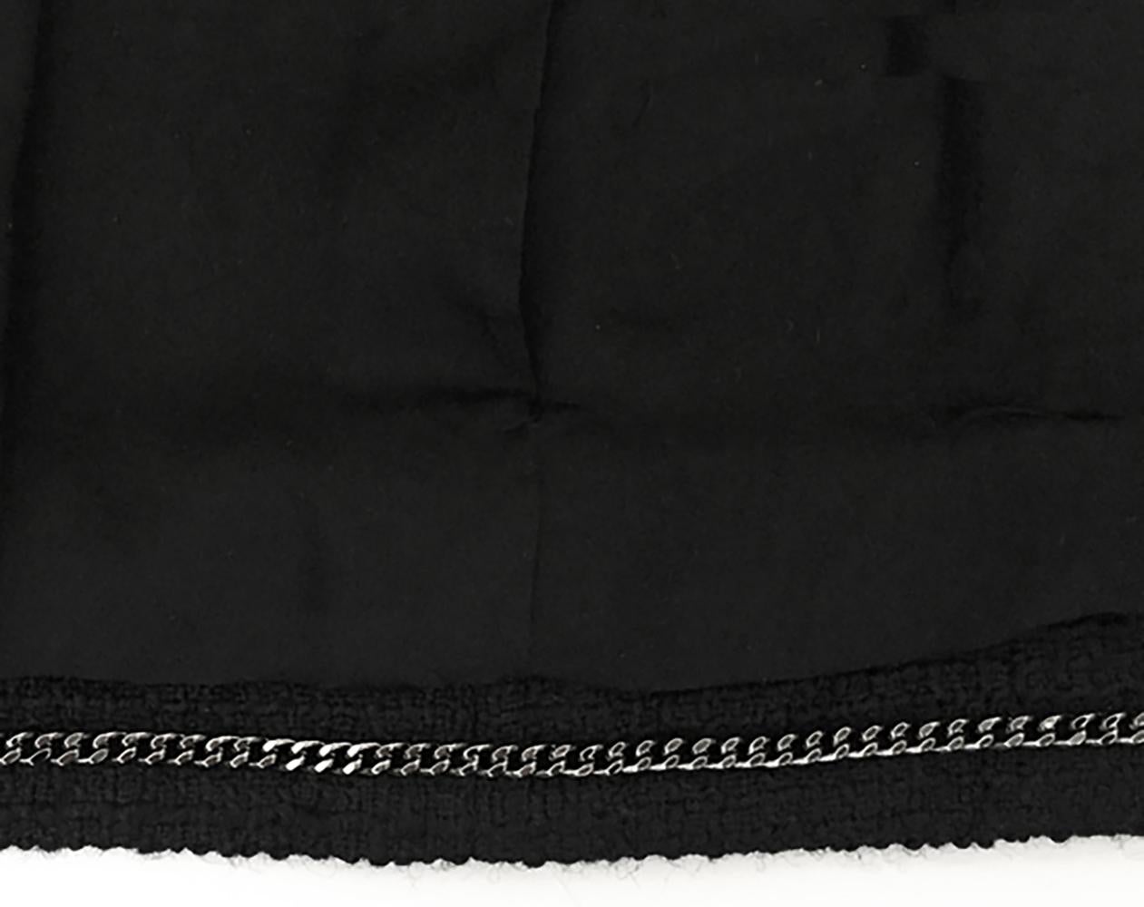 Chanel New Paris / Cuba Black Tweed Jacket  For Sale 7