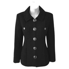 Chanel New Paris / Cuba Veste en tweed noir 