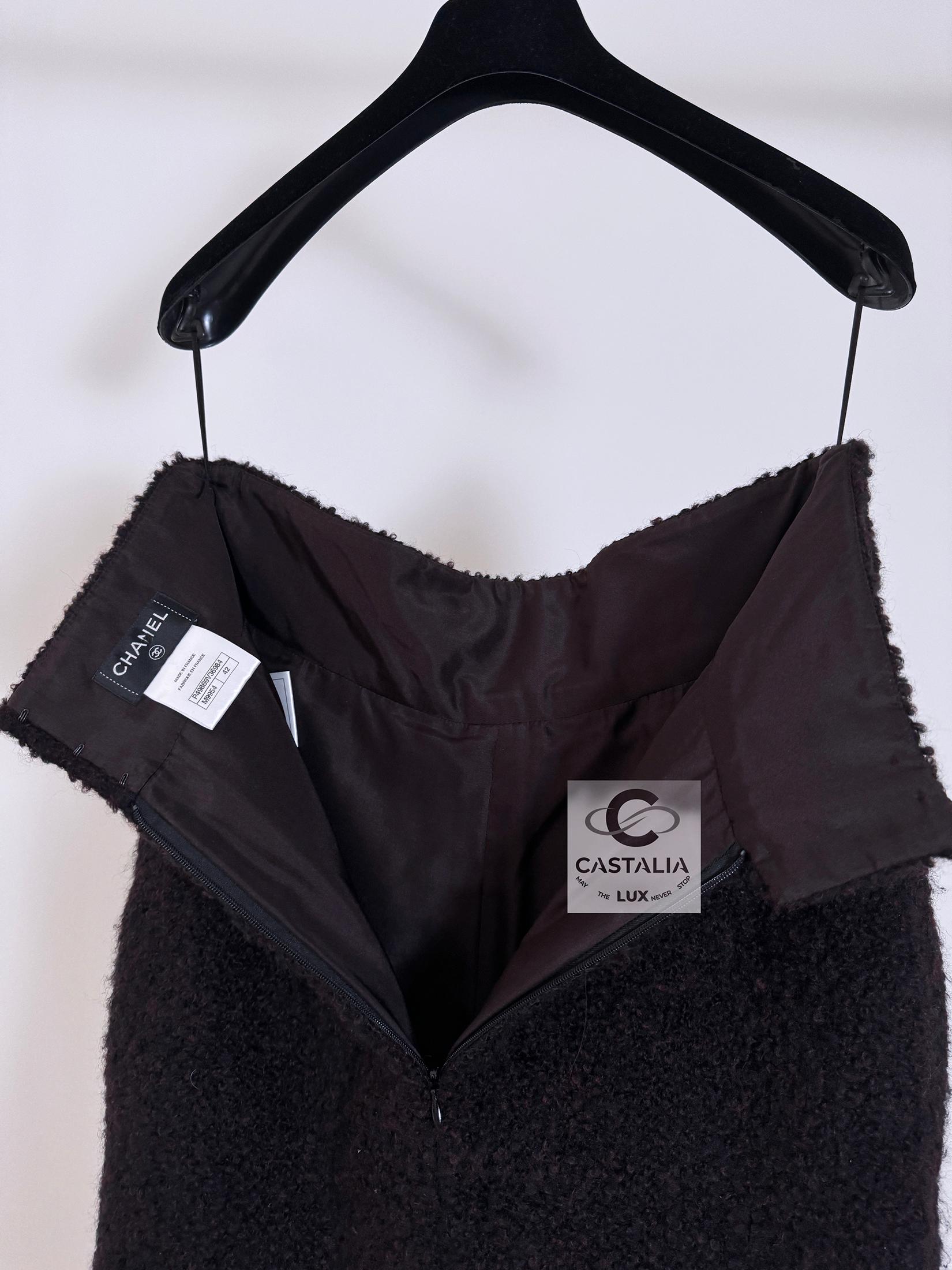 Chanel New Paris / Dallas Alpaca Tweed Skirt 2