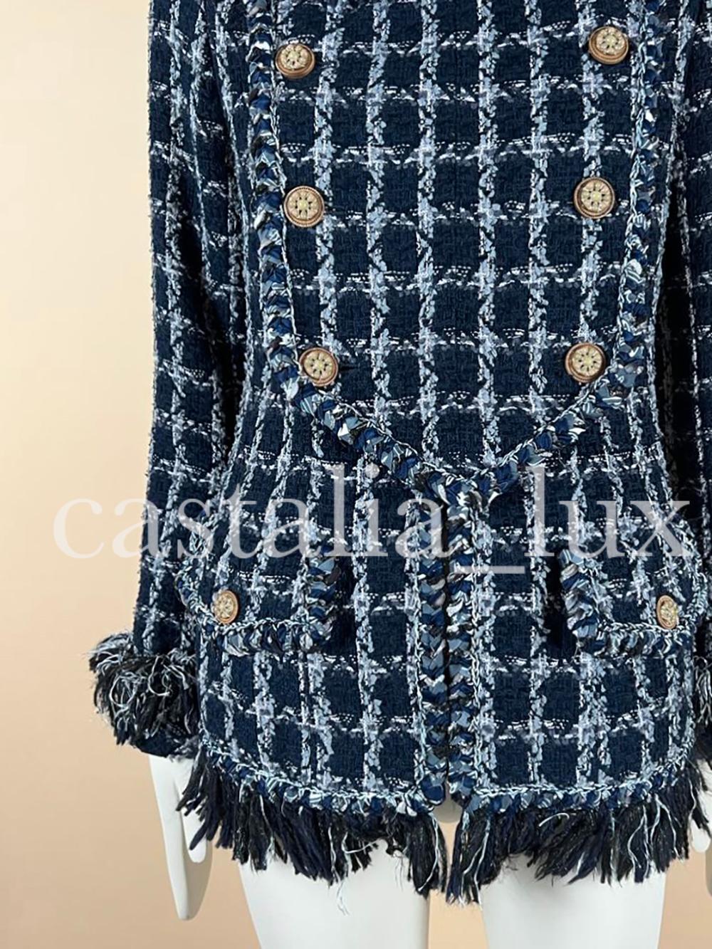 Chanel New Paris / Dallas Rare Tweed Jacket For Sale 3