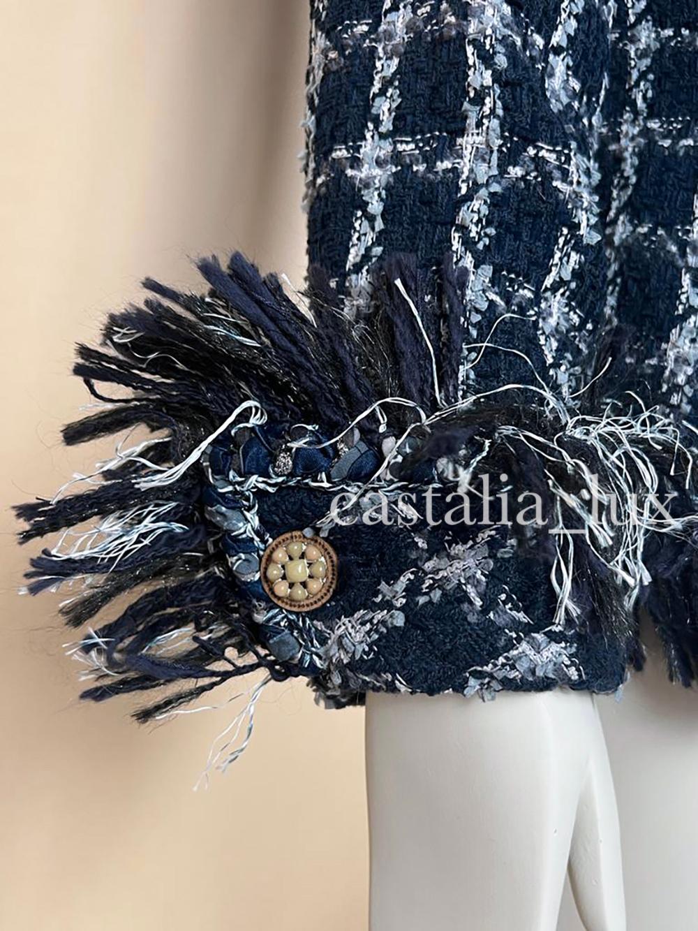 Chanel New Paris / Dallas Rare Tweed Jacket For Sale 5