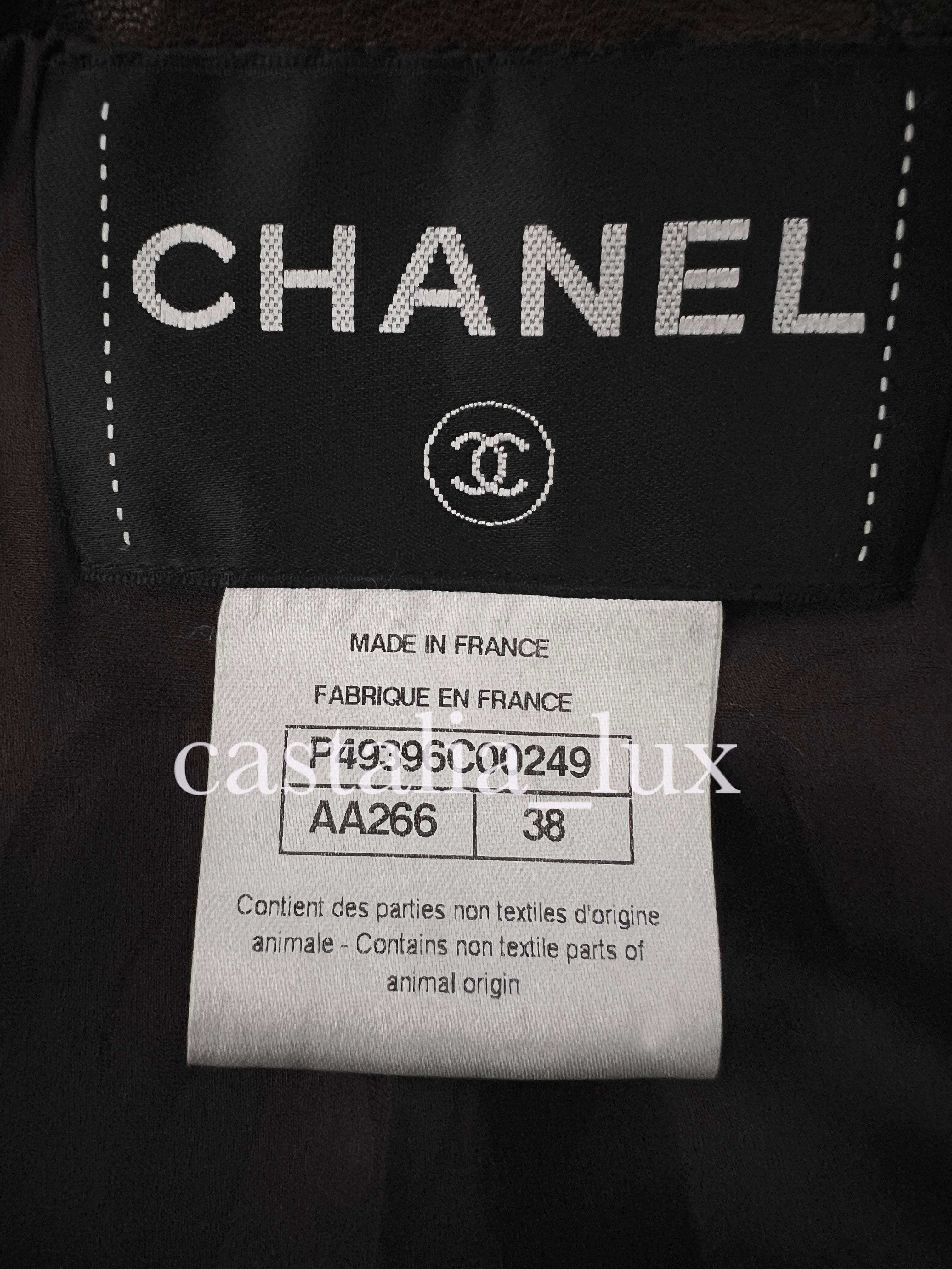 Chanel New Paris / Dallas Runway Fringe Jacket For Sale 12