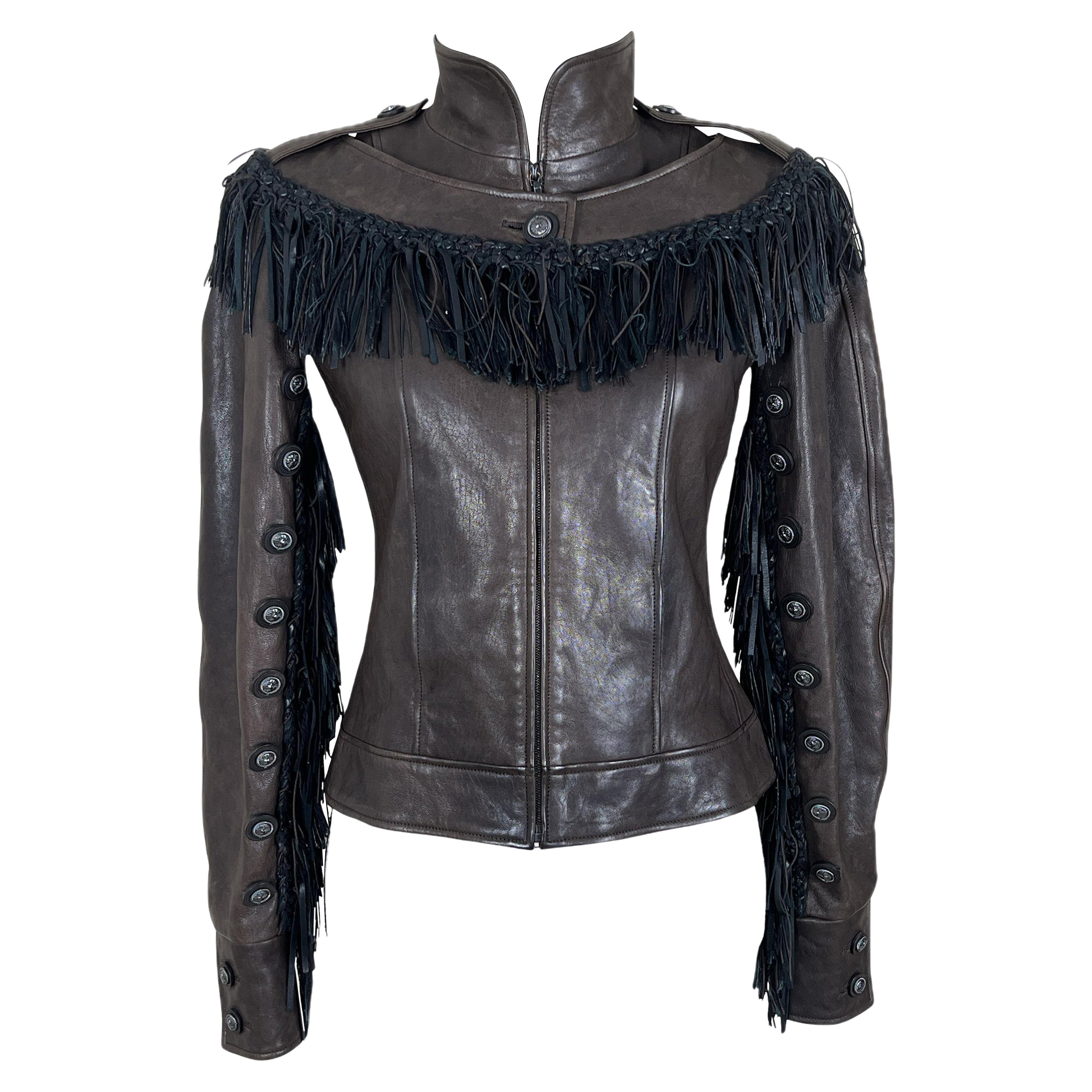 Chanel New Paris / Dallas Runway Veste à franges