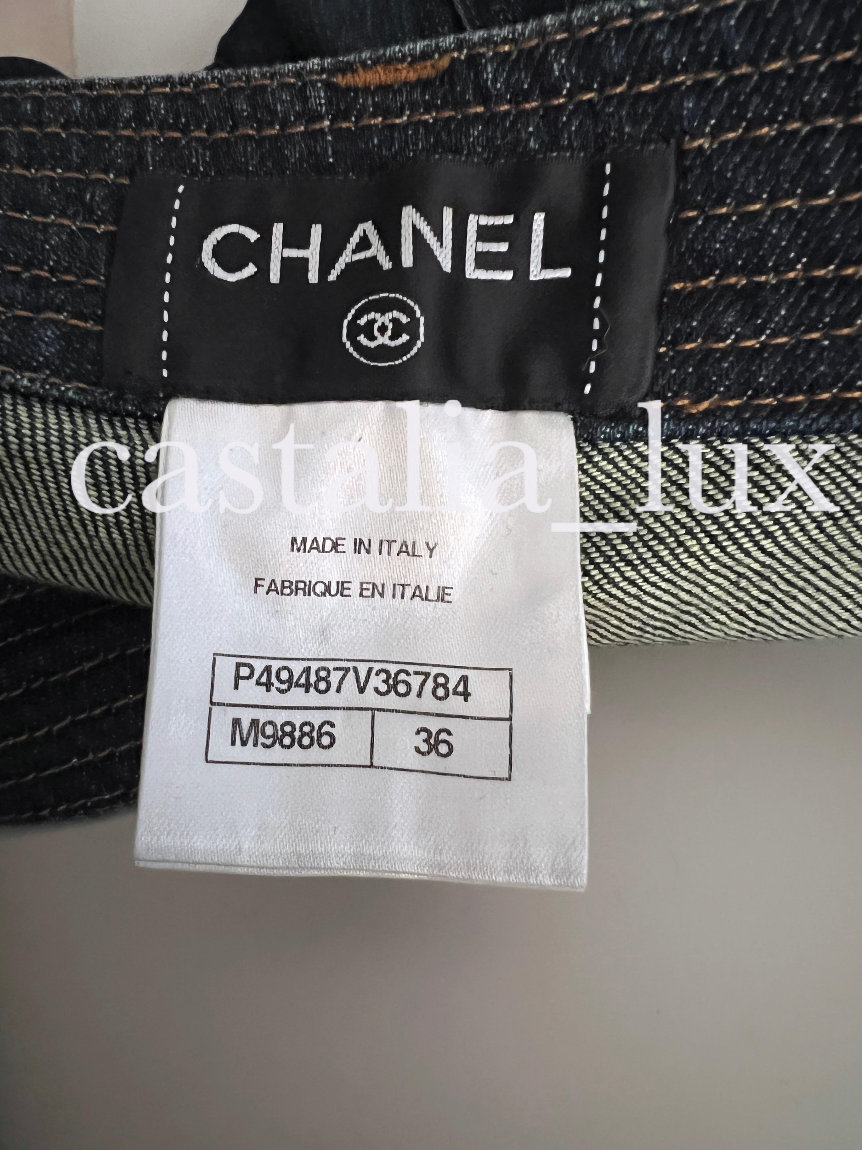 Chanel New Paris / Dallas Runway Jeans For Sale 6