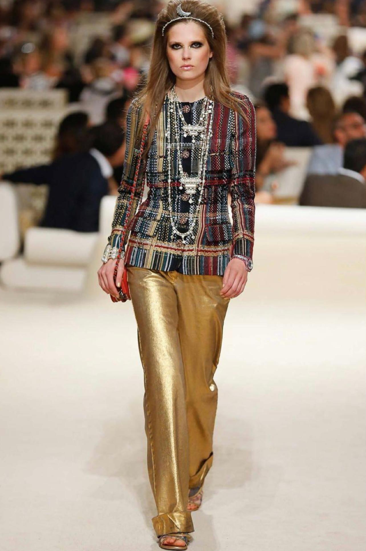 Women's or Men's Chanel New Paris / Dubai Runway Jeans For Sale