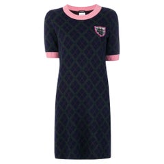 Chanel New  Paris / Edinburgh Argyle Cashmere Dress