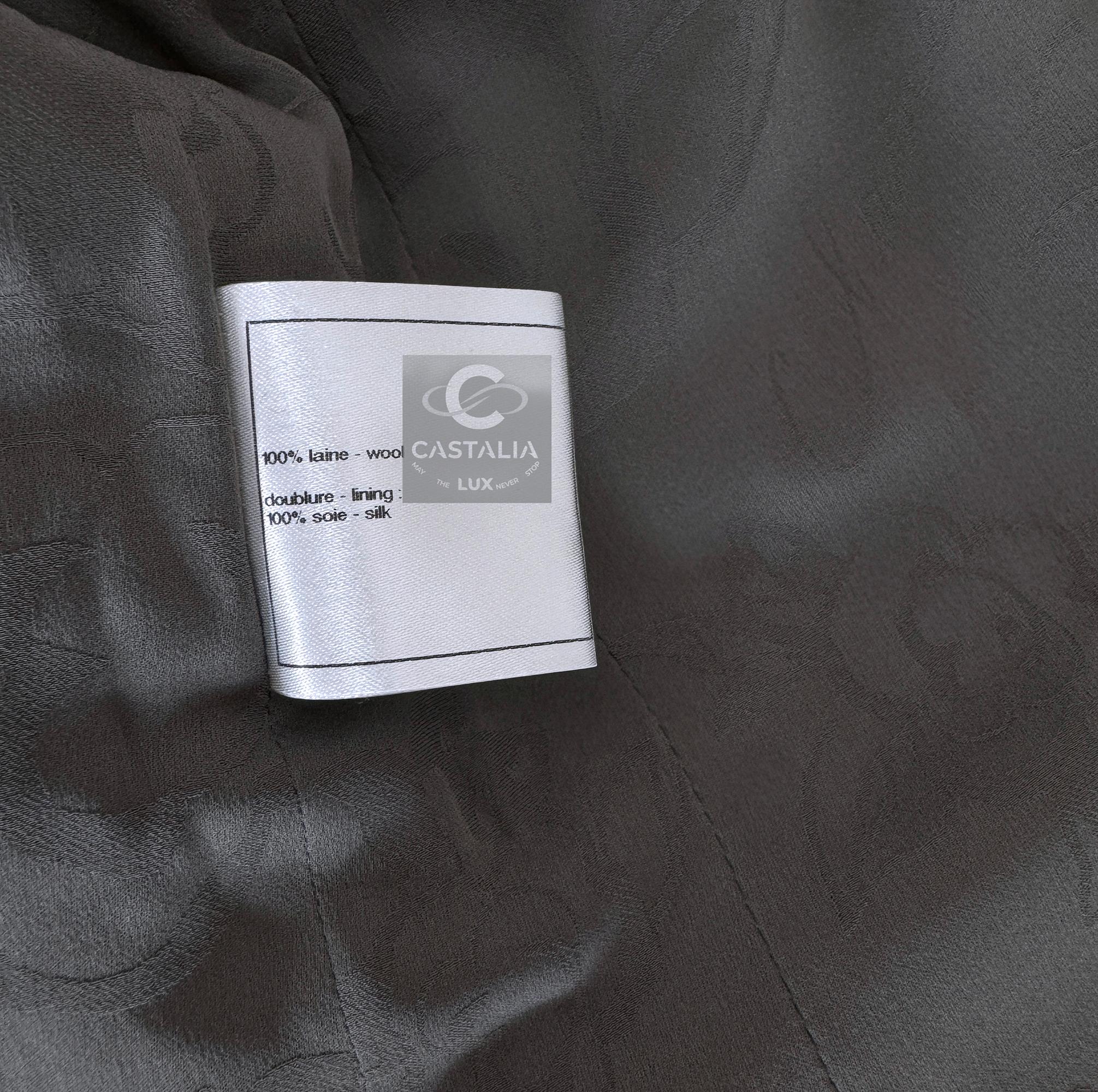 Chanel New Paris / Edinburgh Tartan Trim Tweed Jacket 12