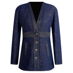 Chanel New Paris / Egypt CC Gripoix Buttons Tweed Jacket 36 FR