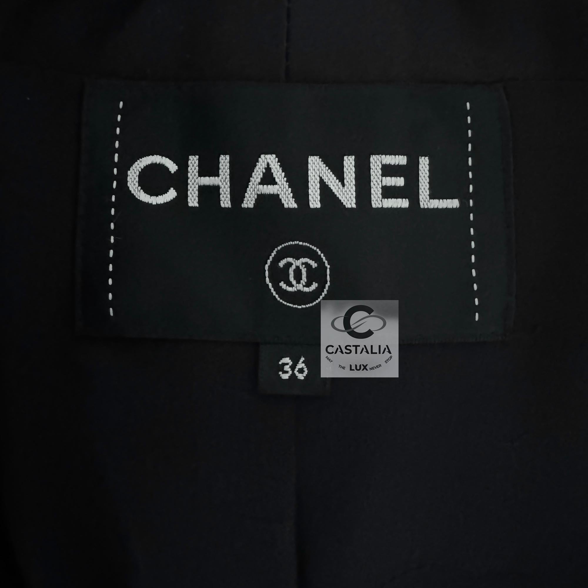 Chanel New Paris / EGYPT Gripoix Buttons Tweed Jacket 36 FR 7