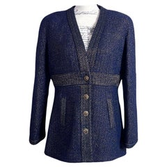 Chanel Neu Paris / EGYPT Gripoix Tweed-Jacke mit Knopfleisten und Tweed-Jacke