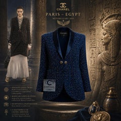 CHANEL New Paris / Egypt Lesage Tweed Jacket 34 FR