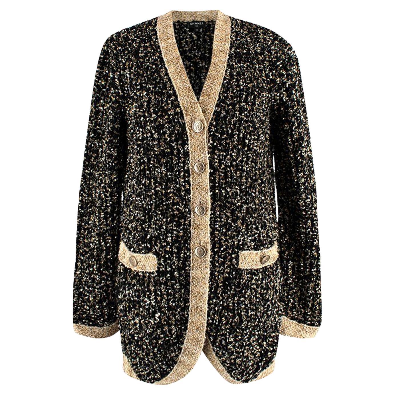 Chanel New Paris / Egypt Lesage Tweed Woven Jacket 44 FR For Sale