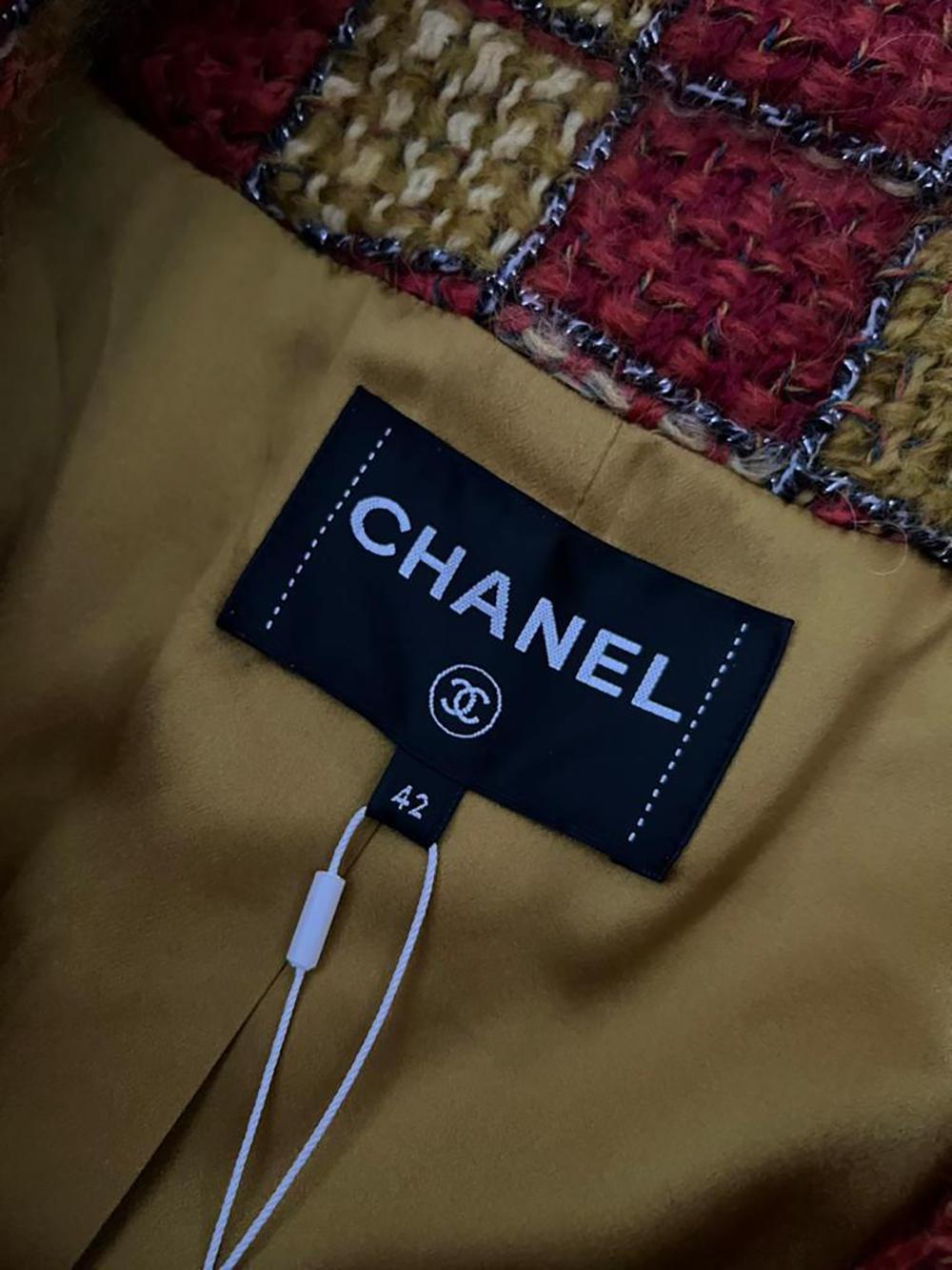 Chanel New Paris / Hamburg Catwalk Tweed Coat with Belt 3