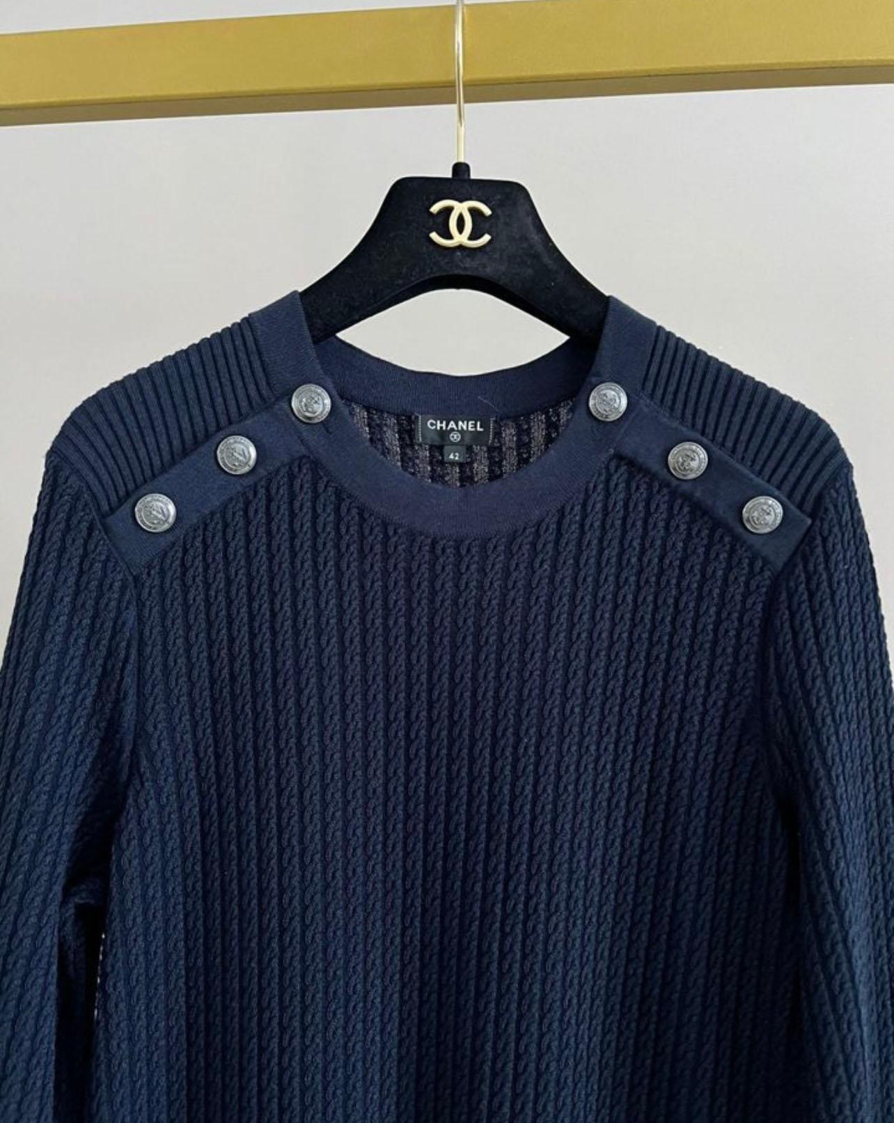Chanel New Paris / Hamburg CC Buttons Dress In New Condition In Dubai, AE