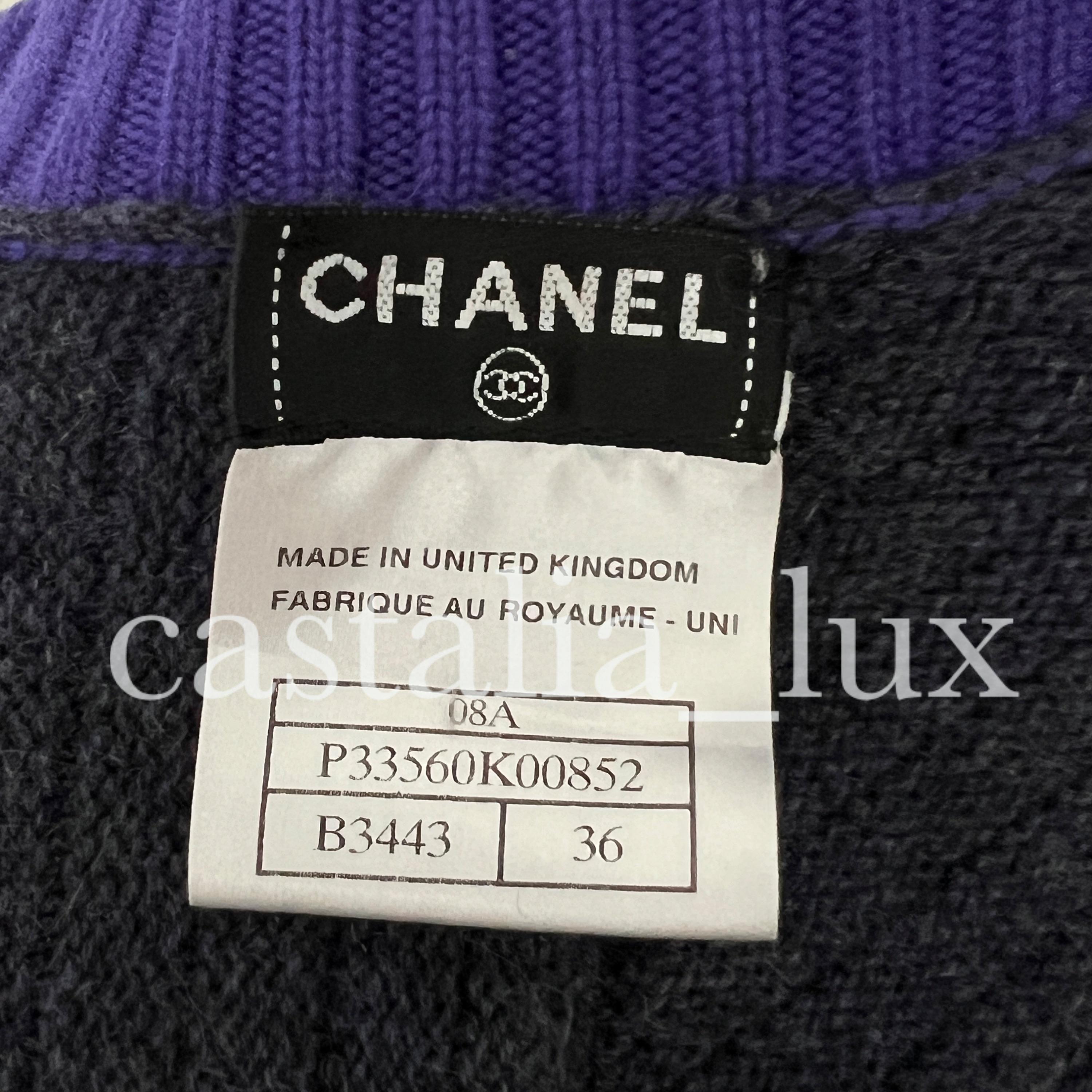 Chanel New Paris / London Cashmere Cardi Coat For Sale 6