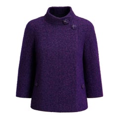 CHANEL New Paris / MONACO Chaqueta de tweed amatista 34 FR