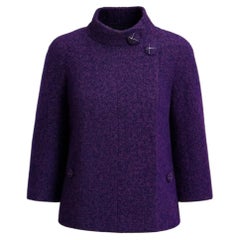 Chanel New Paris / MONACO Giacca in tweed color ametista 34 FR