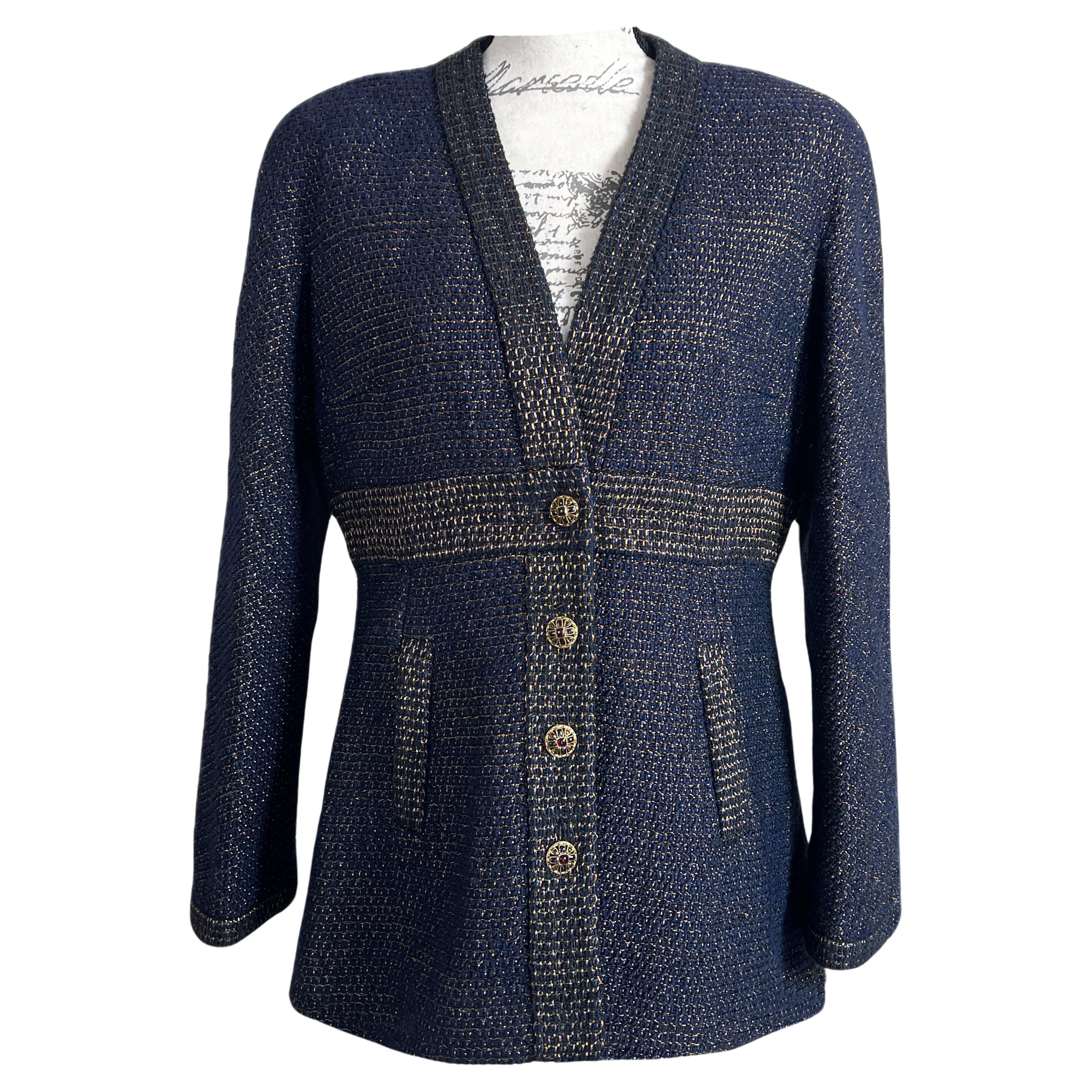 Chanel New Paris / New-York 2019 Lesage Tweed Jacket 