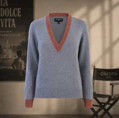 CHANEL New Paris / Rom Grau Runway Grau Pullover 36 FR