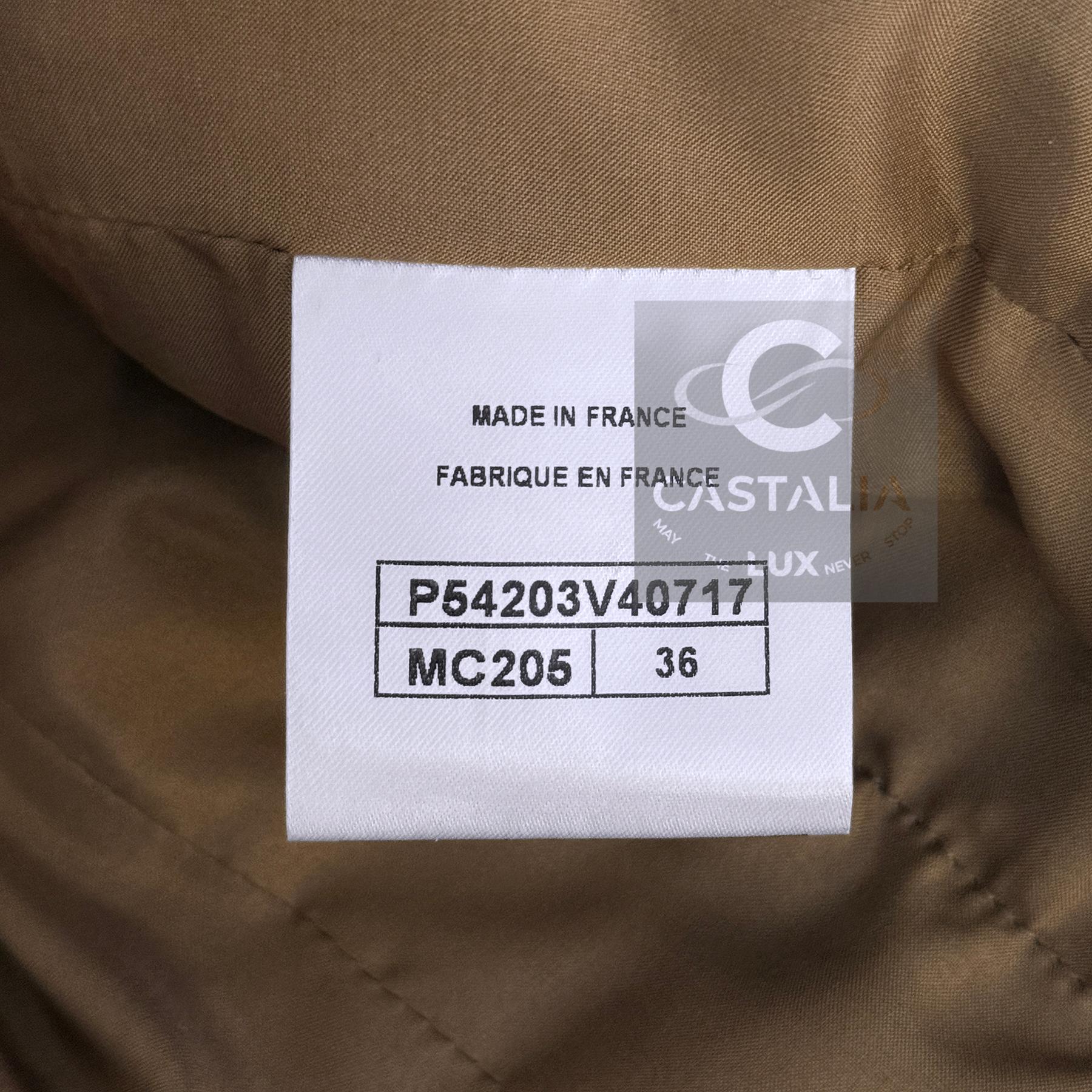 Chanel New Paris / ROME Legend Giacca in tweed beige 36 FR in vendita 15