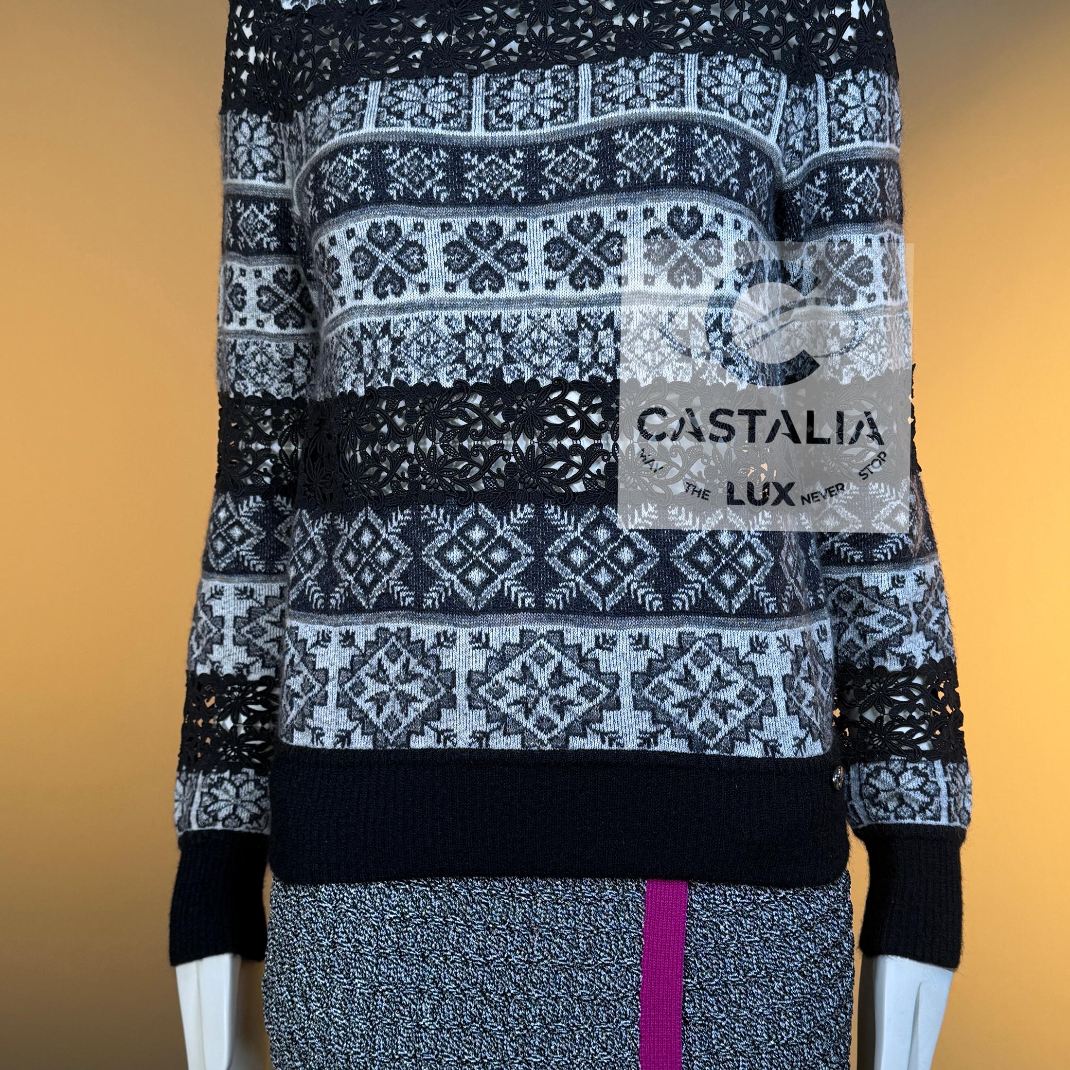 CHANEL New Paris / Rom Runway Exquisite Jimper 34 FR im Angebot 8