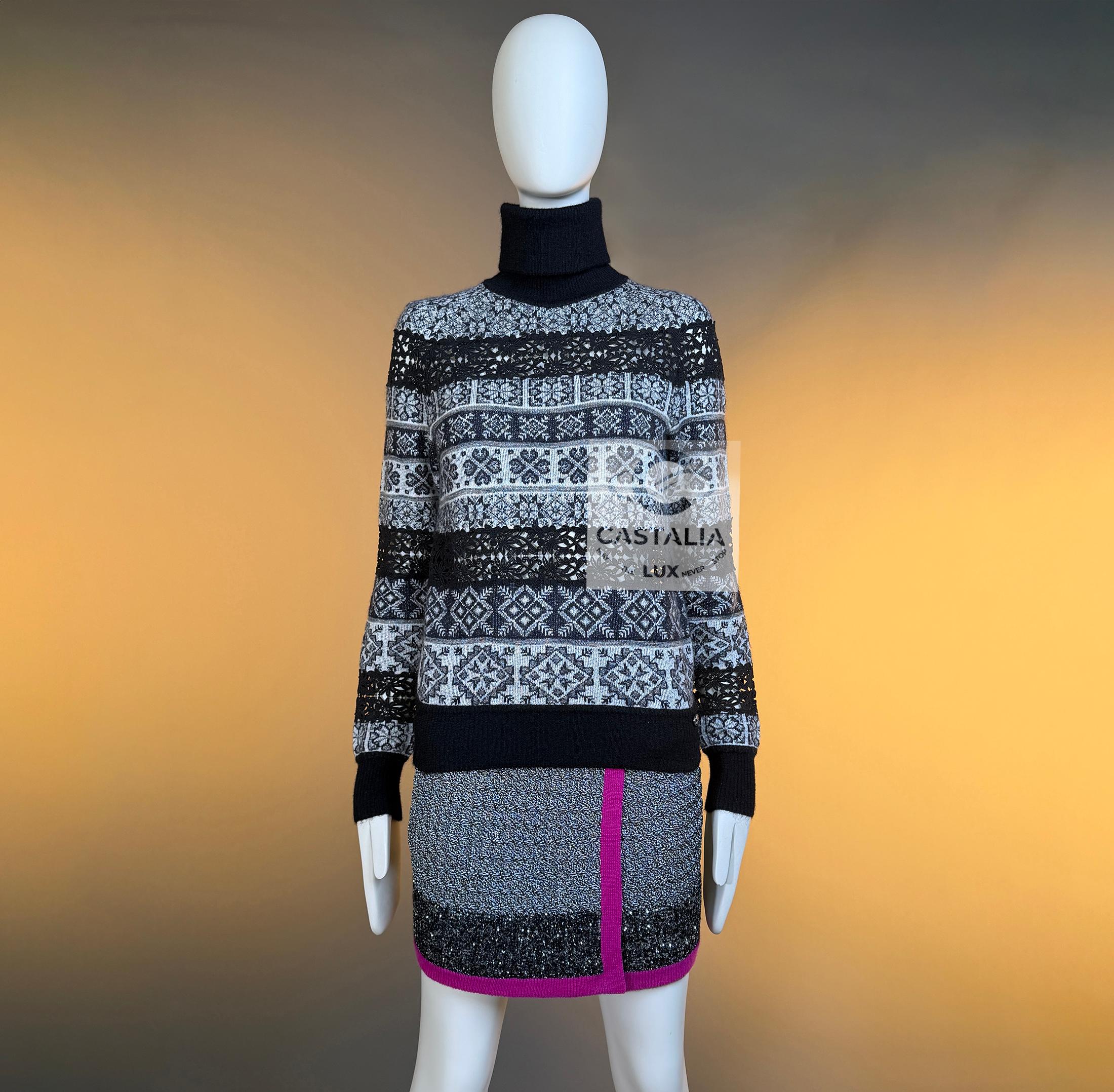 CHANEL New Paris / Rom Runway Exquisite Jimper 34 FR im Angebot 1