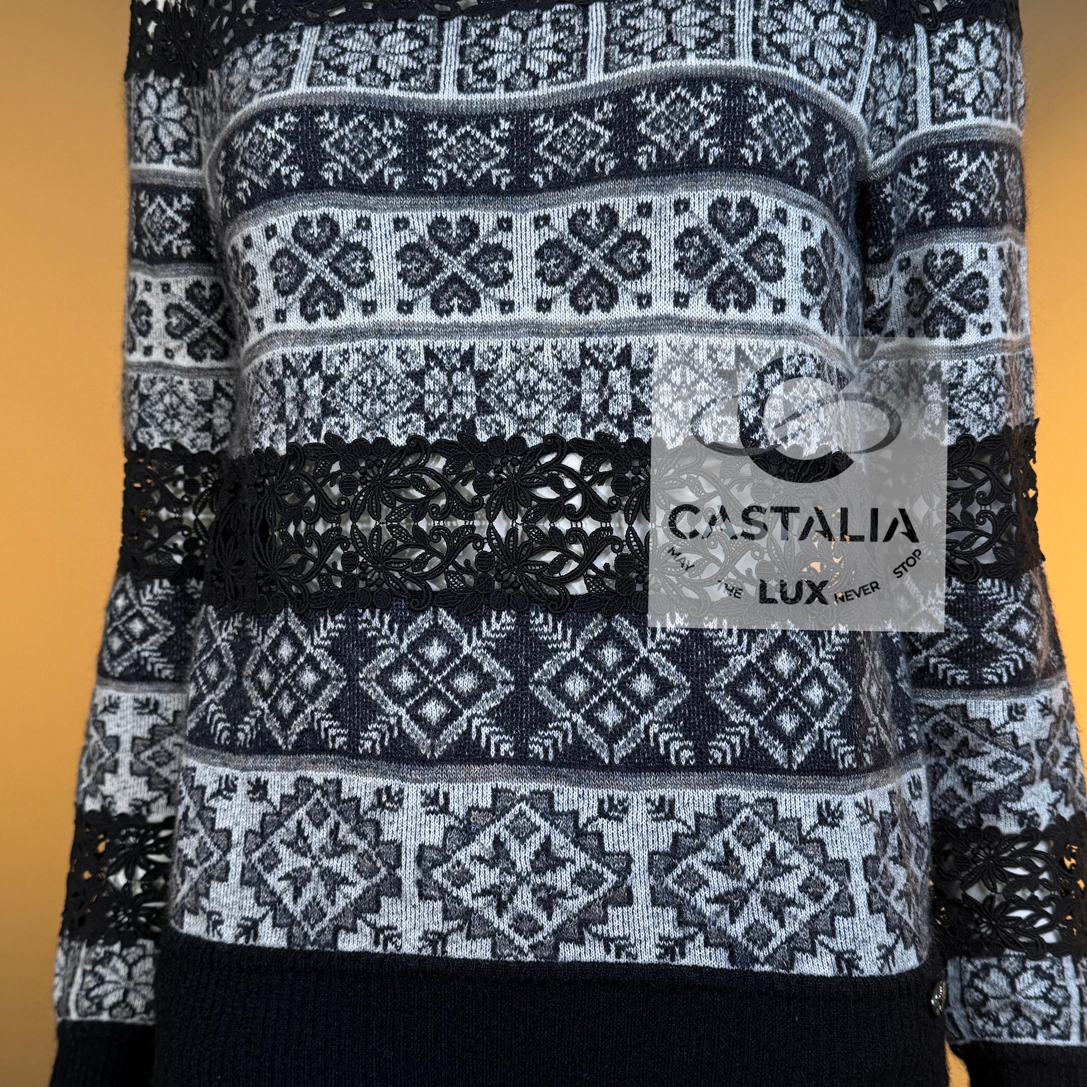 CHANEL New Paris / Rom Runway Exquisite Jimper 34 FR im Angebot 4