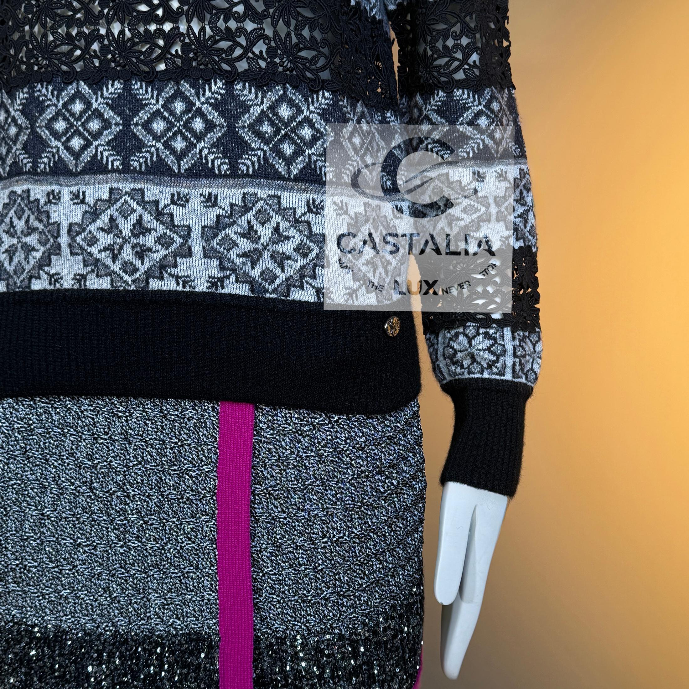 CHANEL New Paris / Rom Runway Exquisite Jimper 34 FR im Angebot 5