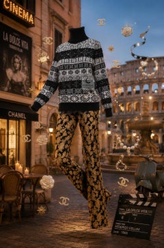 CHANEL New Paris / Rome Runway Exquisite Jumper 34 FR