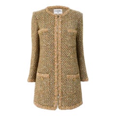 CHANEL New Paris / Rome Statement Beige Tweed Jacket 34 FR
