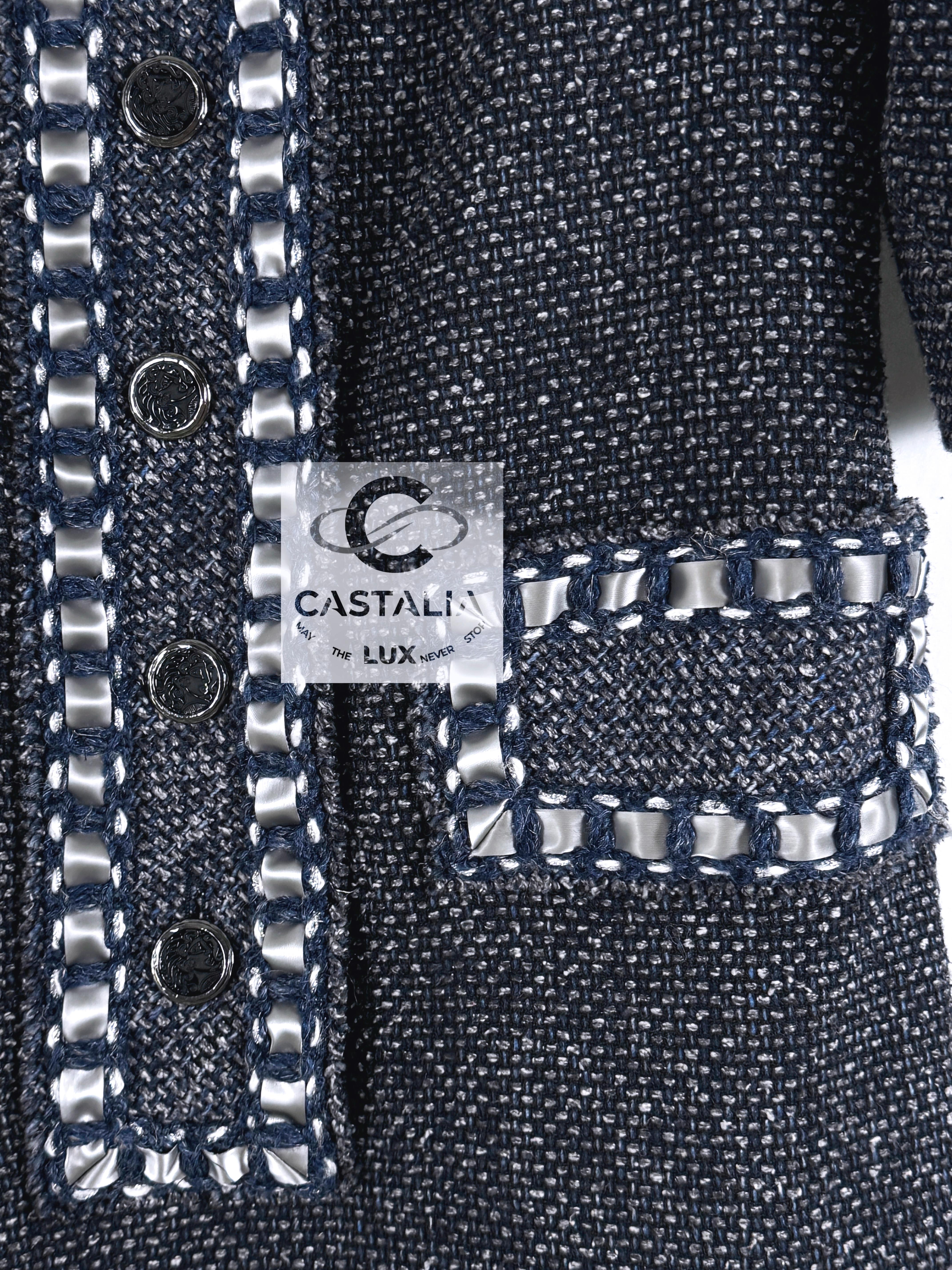 Chanel New Paris / Rome Tweed Dress 5