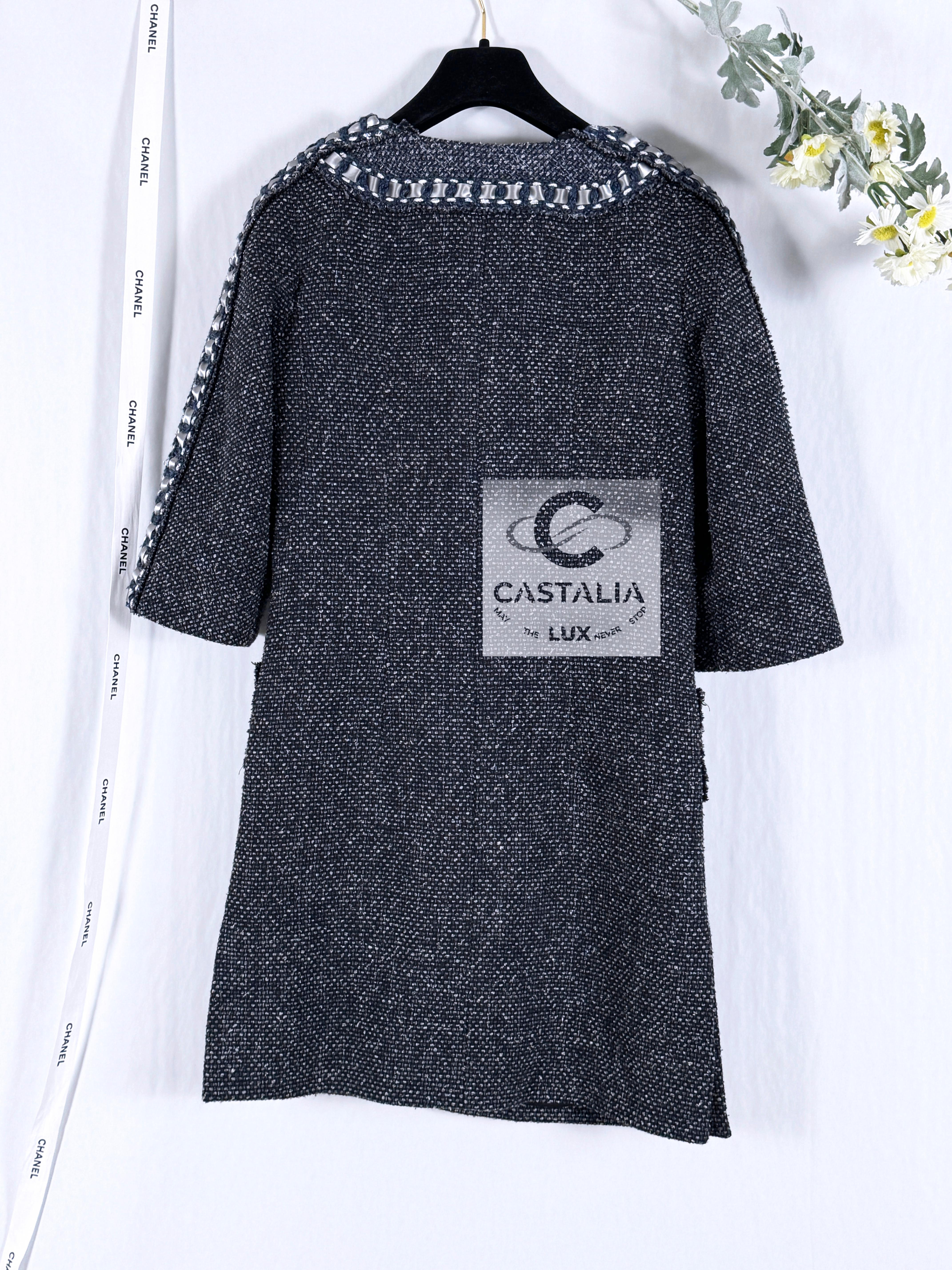 Chanel New Paris / Rome Tweed Dress 8