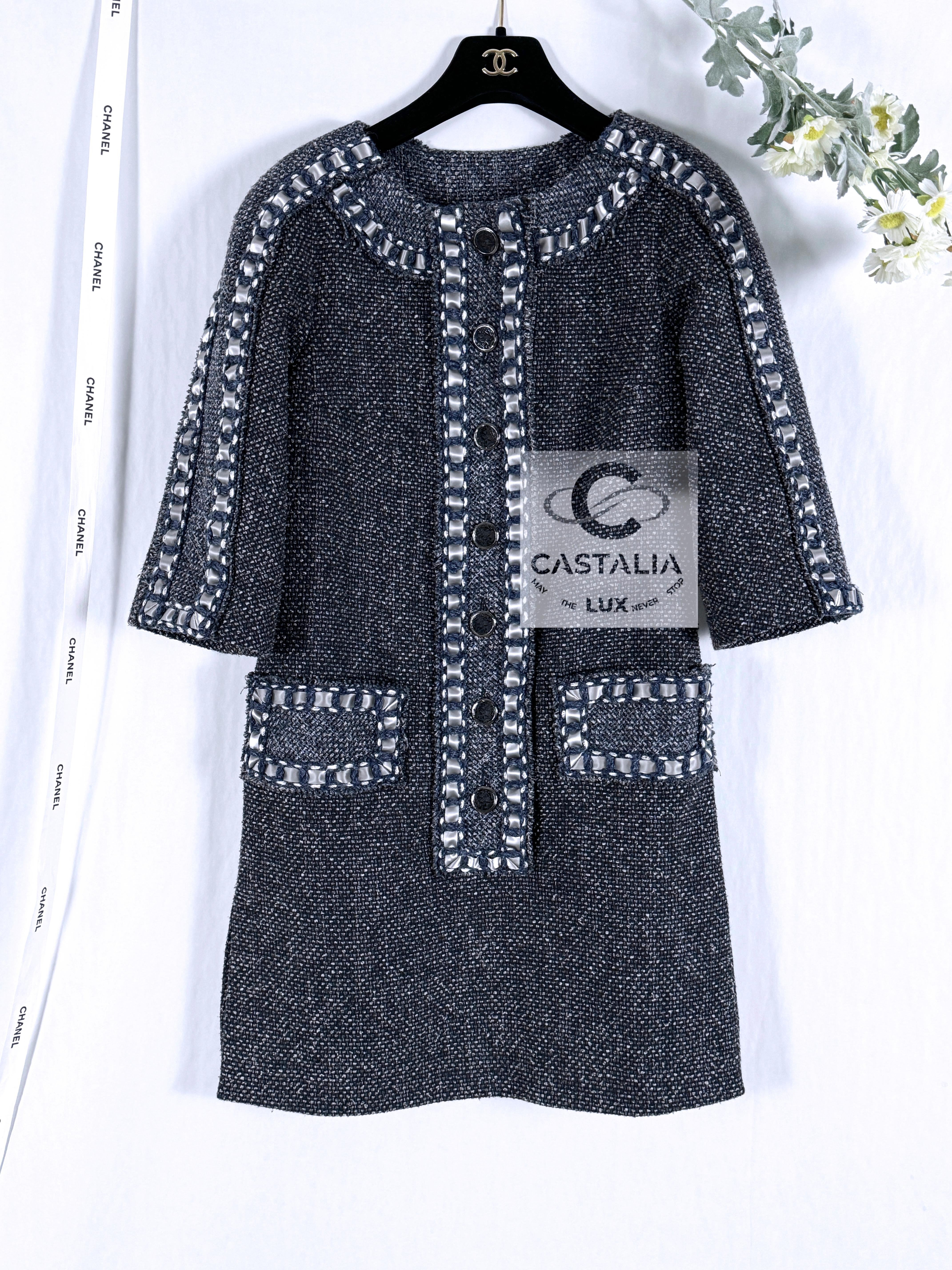 Chanel New Paris / Rome Tweed Dress 1