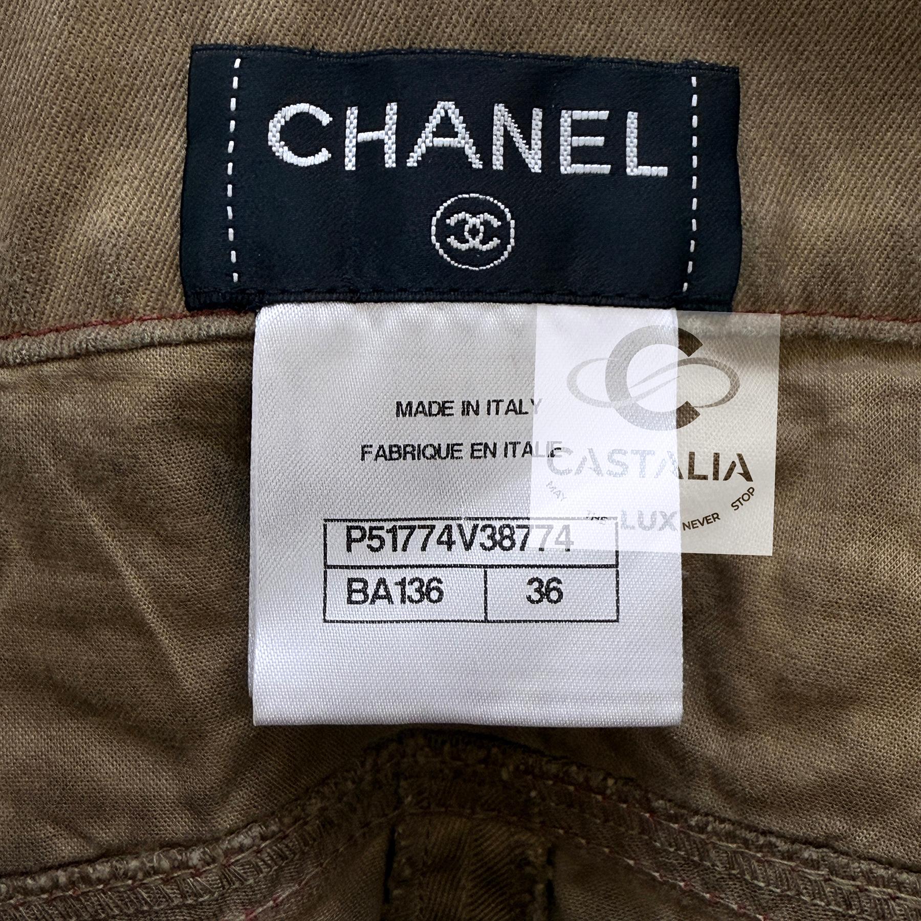 CHANEL New Paris / Salzburg Short brodé Icone 36 FR en vente 13