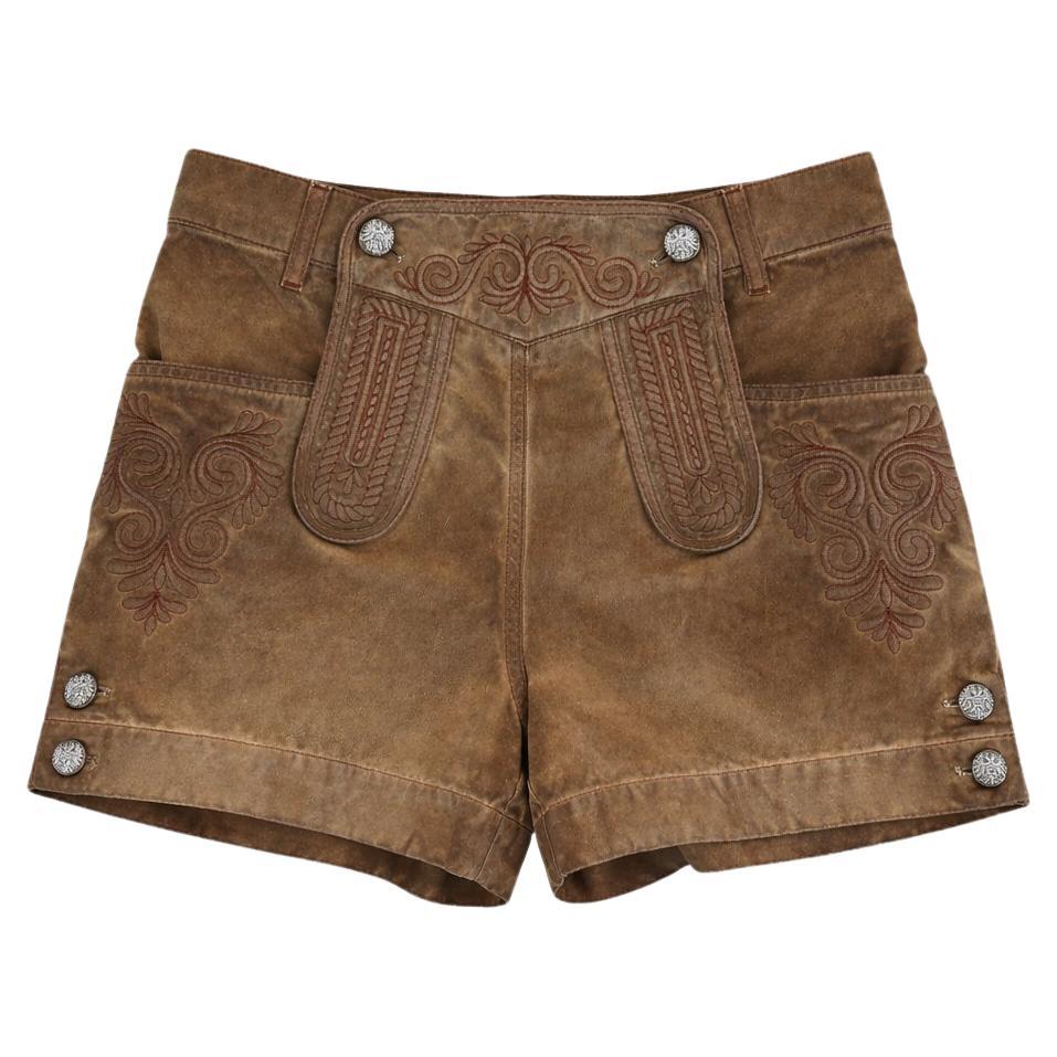 CHANEL New Paris / Salzburg Iconic Embroidered Shorts 36 FR For Sale
