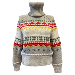 Chanel New Paris / Salzburg Jumper with Alpine Motifs 36 FR