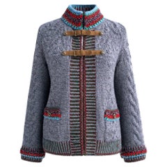 CHANEL New Paris / SALZBURG Tyrolean Knit Jacket 42 FR
