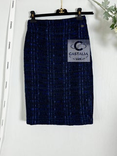 CHANEL New Paris / Shanghai Lesage Tweed Skirt 46 FR