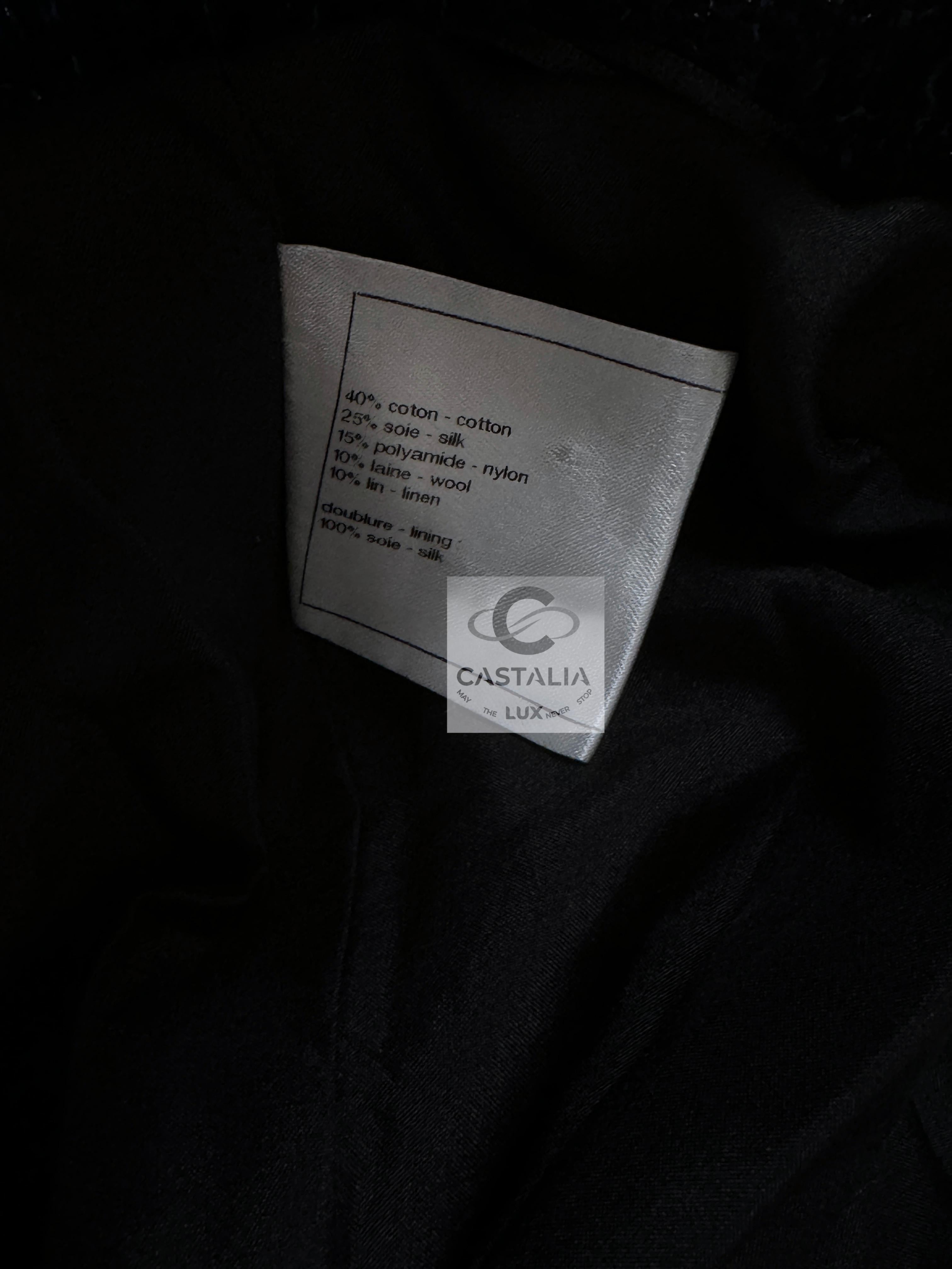 Chanel New Paris / Shanghai Lesage Tweed Skirt 46 FR 3