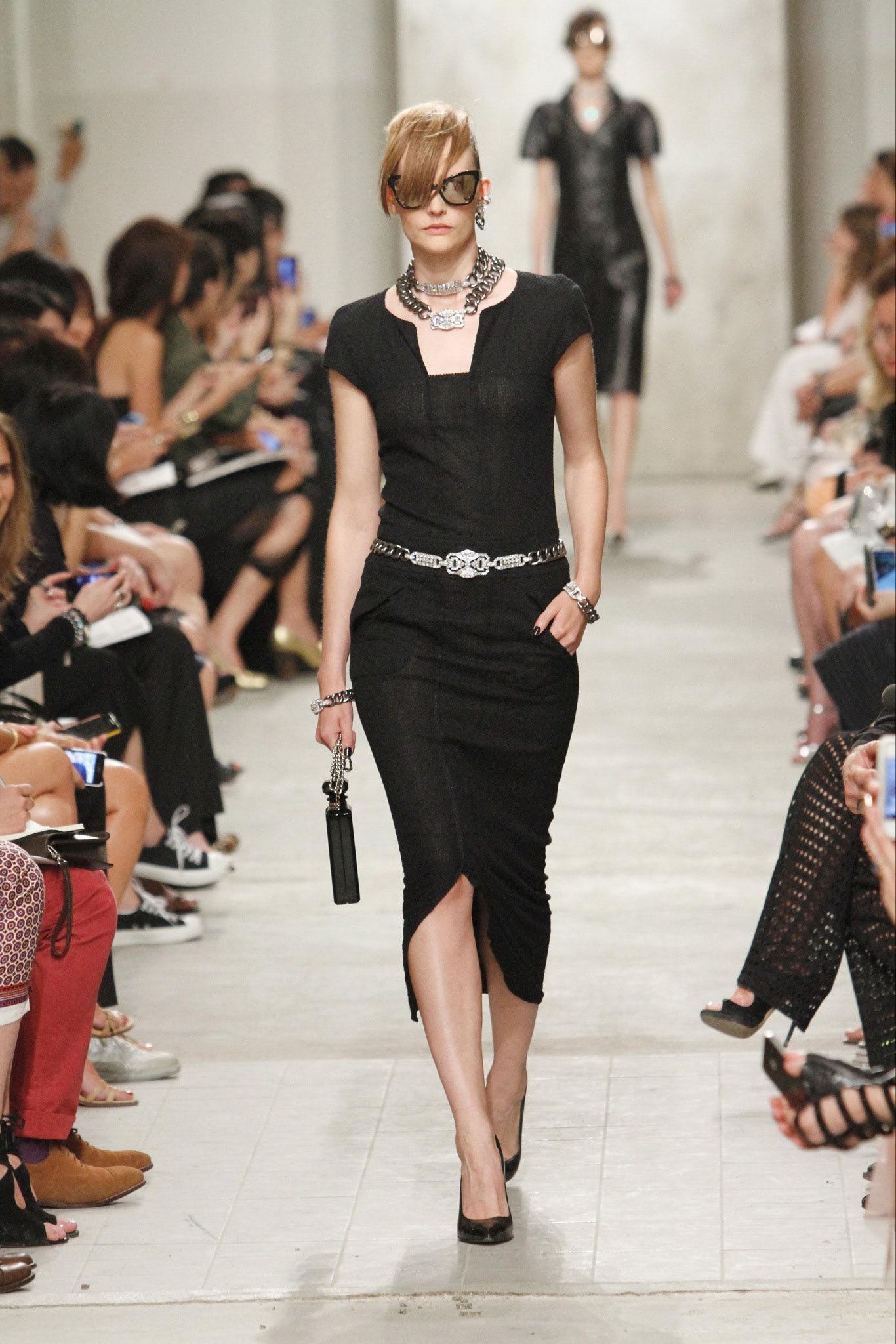 Women's or Men's Chanel New Paris / Singapore Black Tweed Jacket and Dress Set