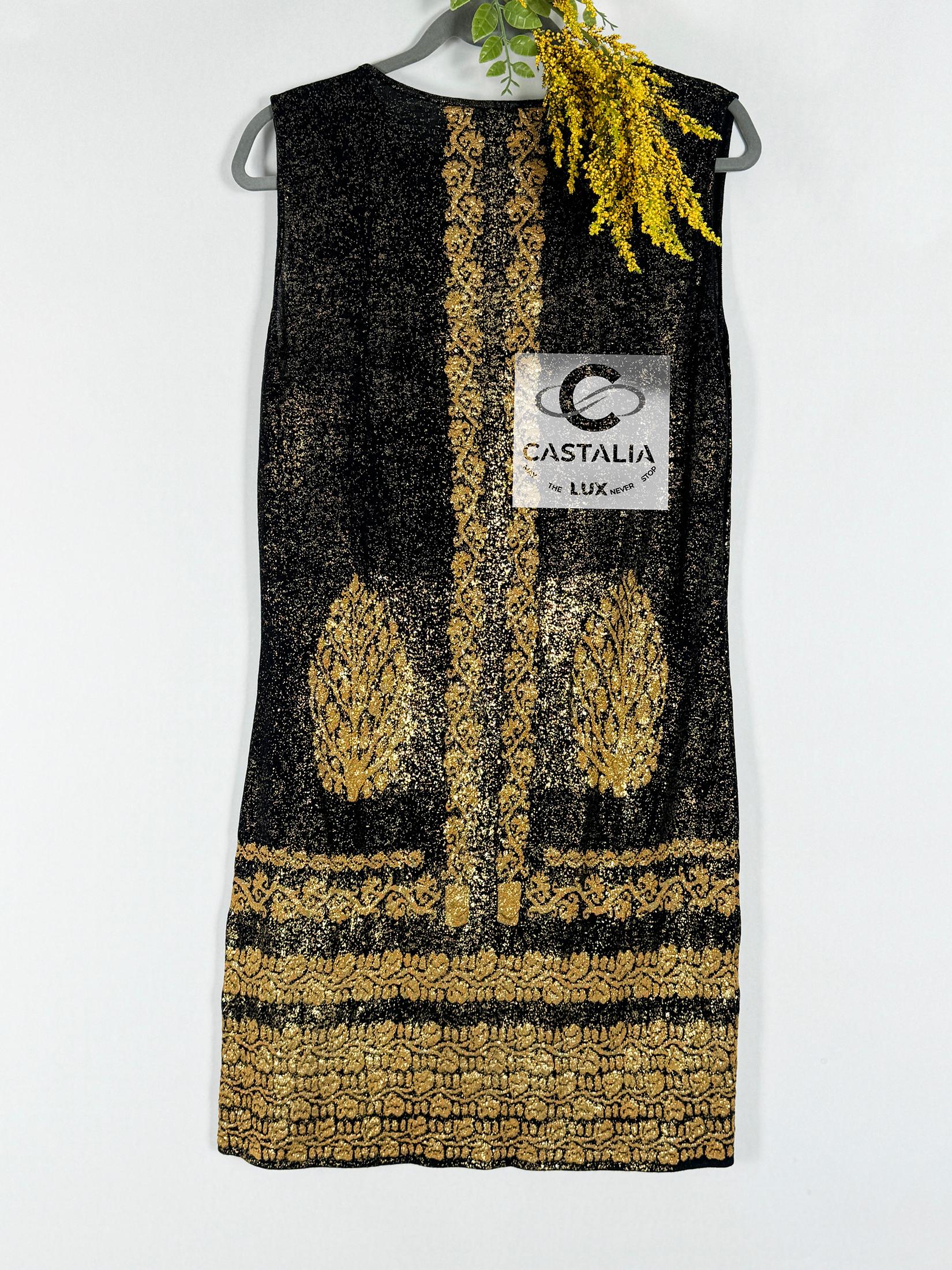 Chanel New Paris / Venice Runway Shimmer Dress 40 FR 3