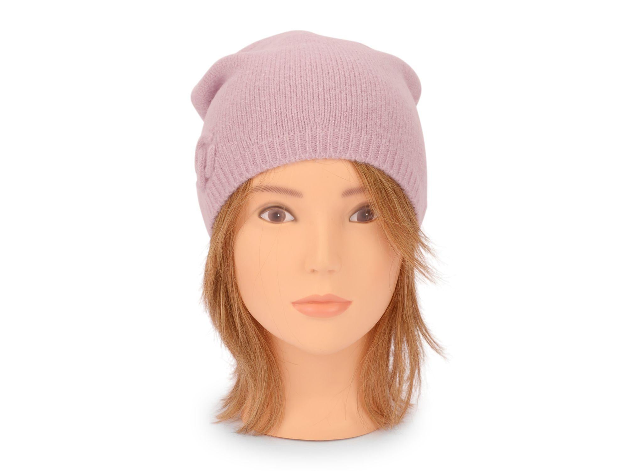 Chanel New Pink Cashmere Knit Hat Gloves Scarf Set im Zustand „Neu“ im Angebot in West Hollywood, CA