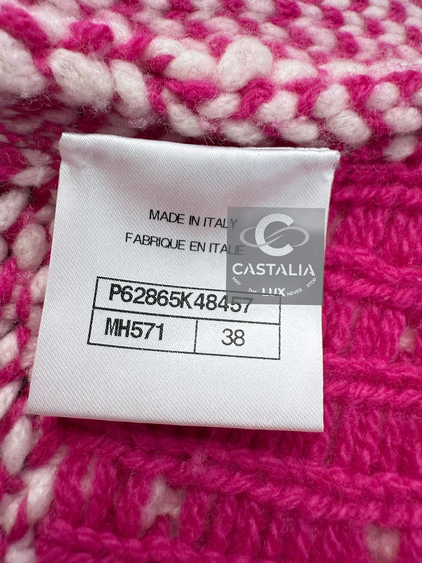 Chanel New Rare Coco Express Cashmere Cardi Coat 10