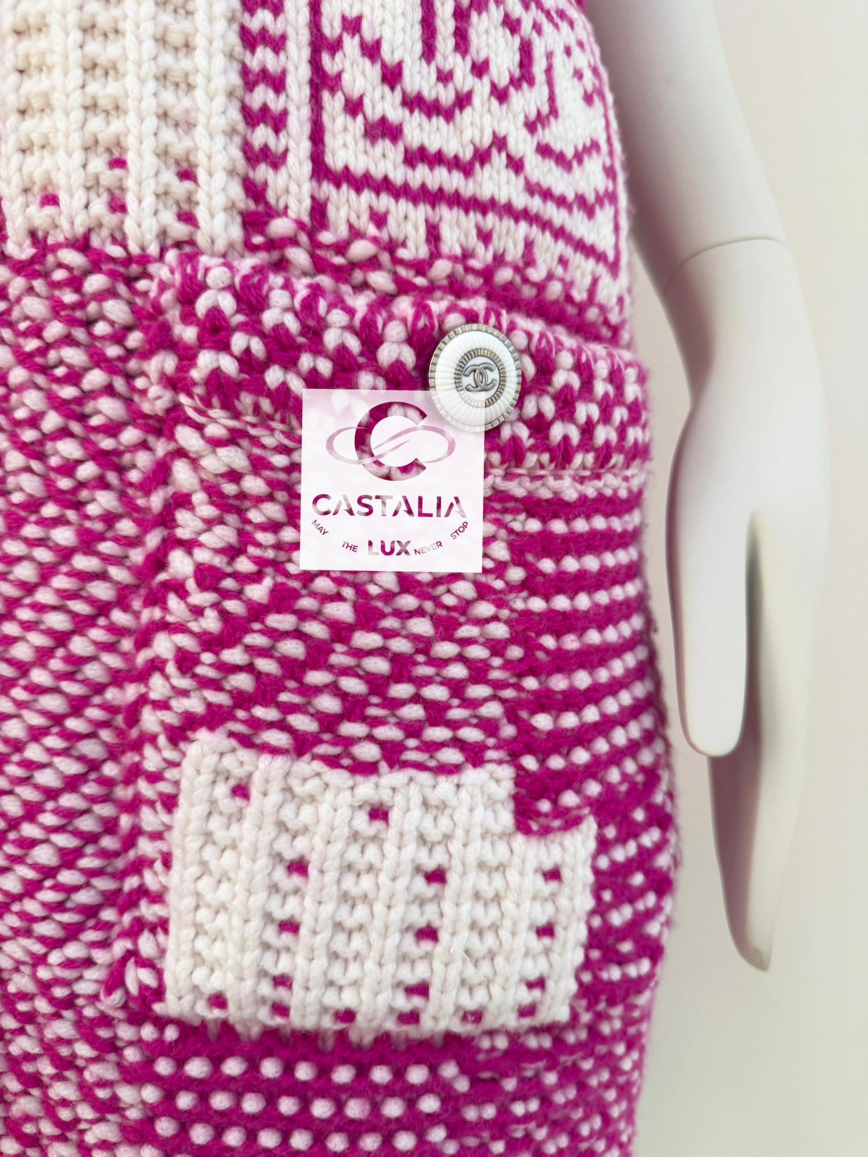 Chanel New Rare Coco Express Cashmere Cardi Coat 1