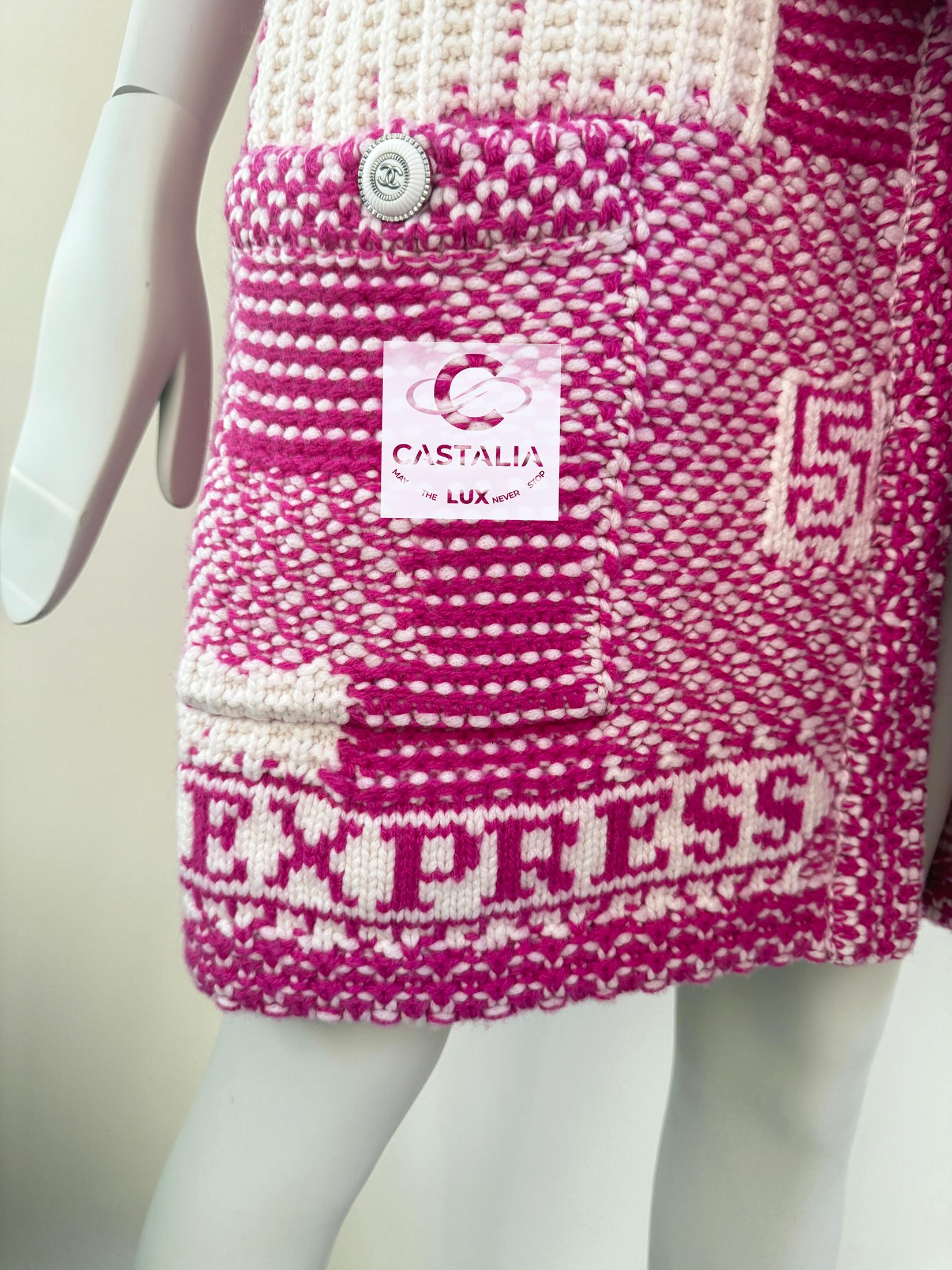 Chanel New Rare Coco Express Cashmere Cardi Coat 2