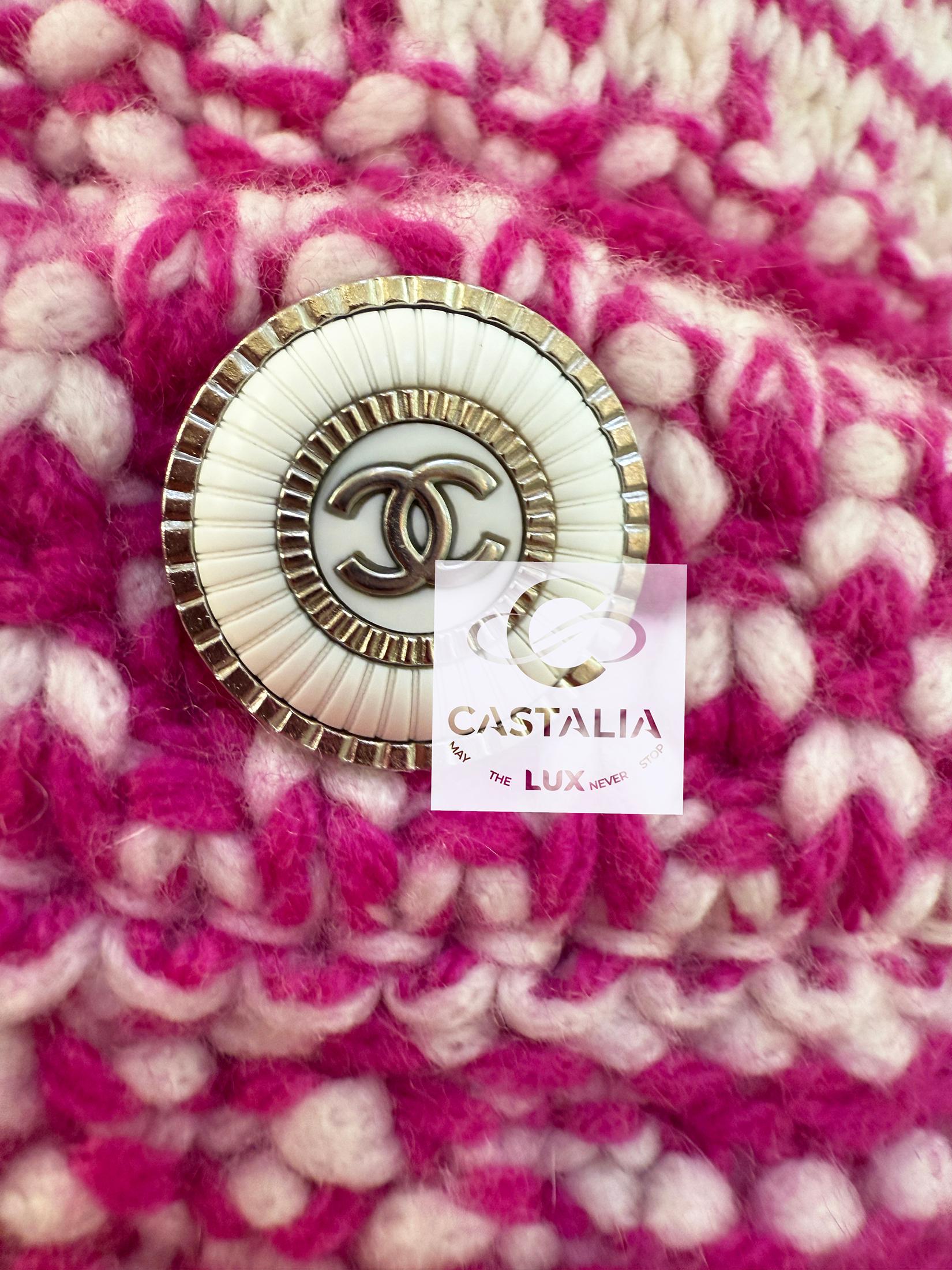 Chanel New Rare Coco Express Cashmere Cardi Coat 3
