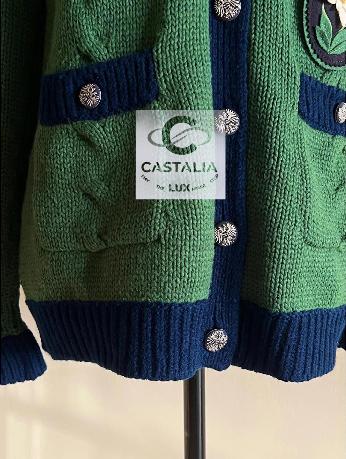 Chanel New Rarest CC Edelweiss Patch Salzburg Cardigan 7